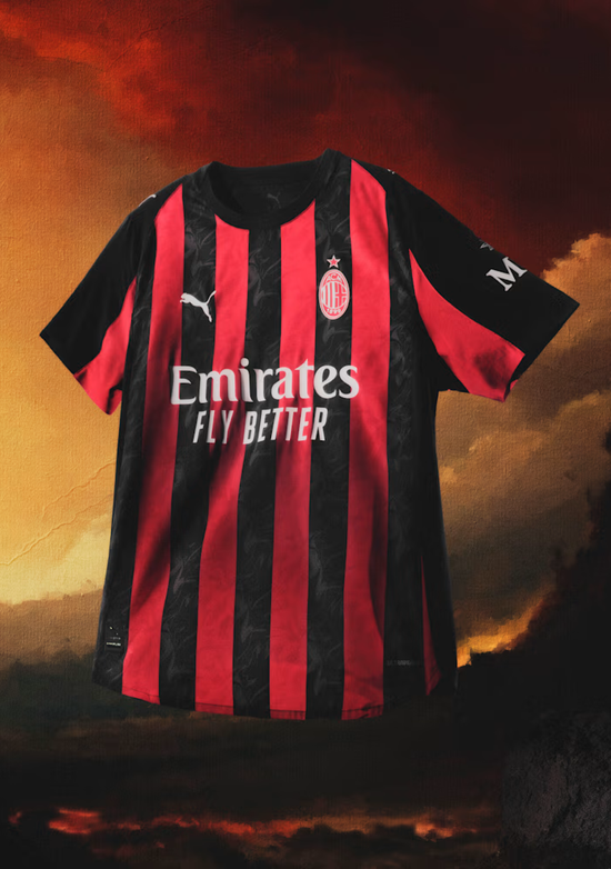Puma Kids' AC Milan 25/26 Home Jersey