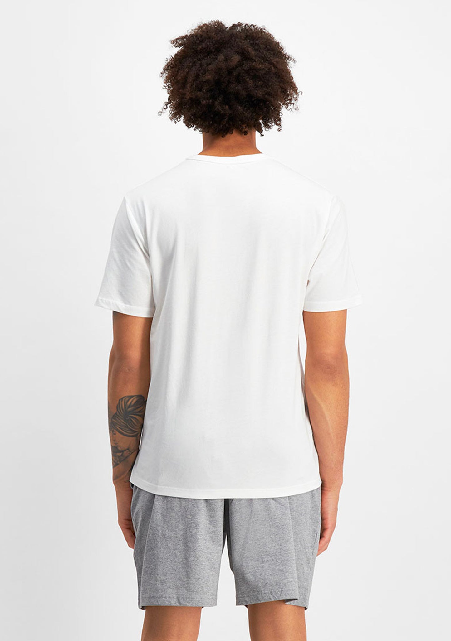 Champion Men's Script Logo Short Sleeve Tee White