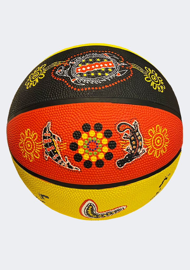BURLEY x JKS Rubber Indigenous Basketball Size 5
