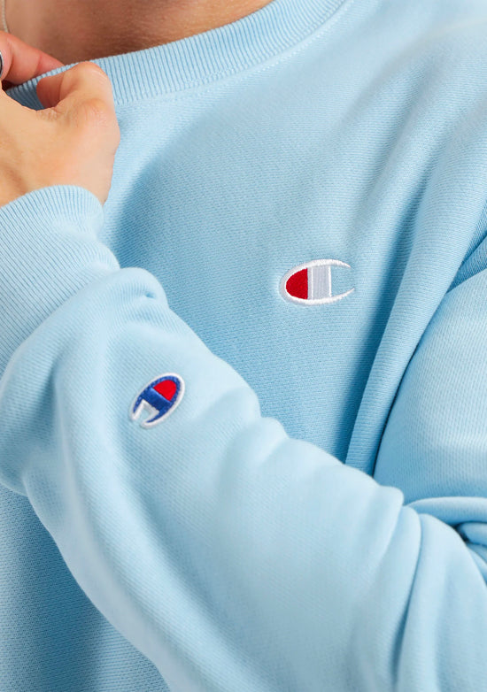 Champion Men's Reverse Weave Small C-Logo Crew