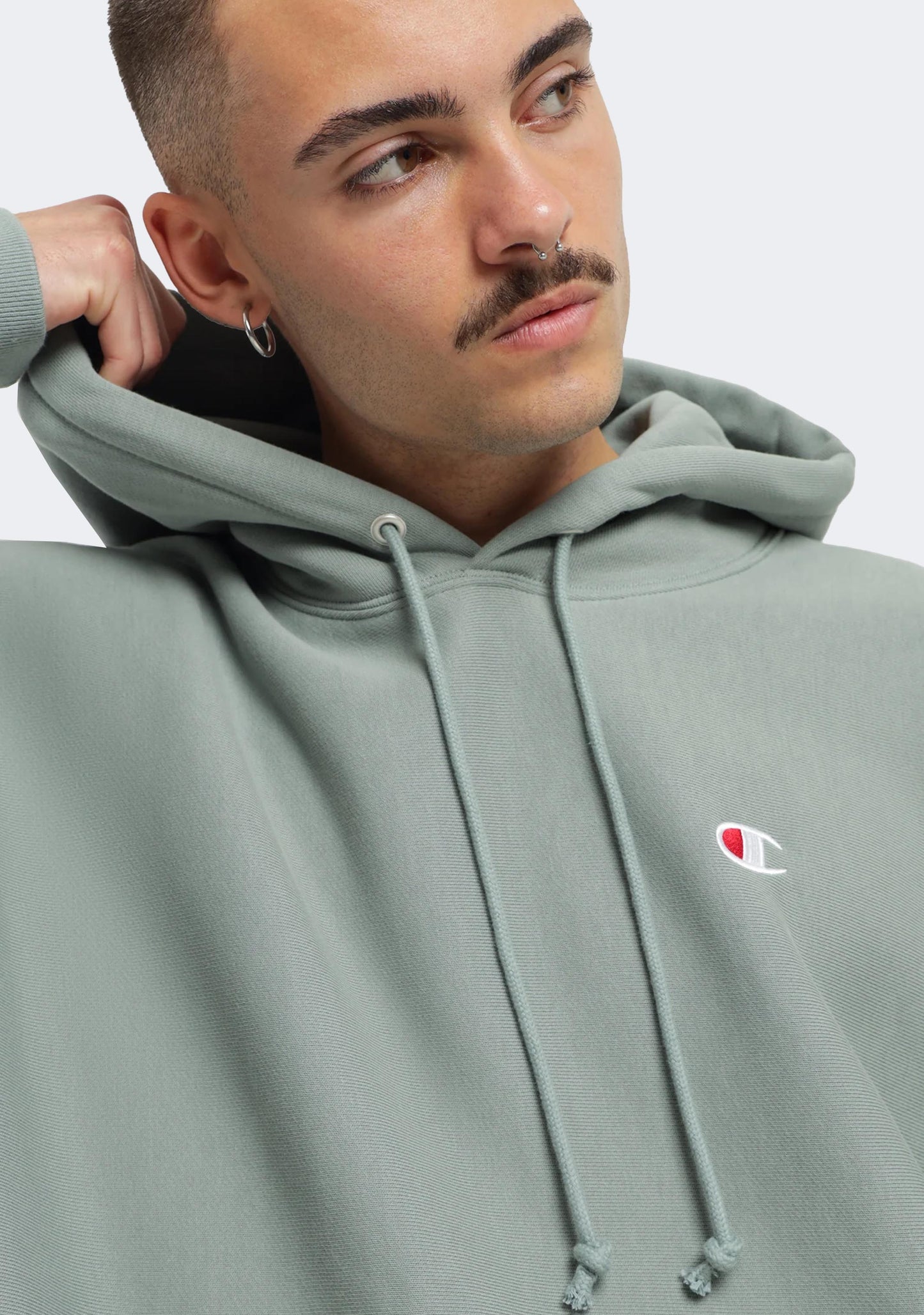 Champion Men's Reverse Weave Sml C Hoodie