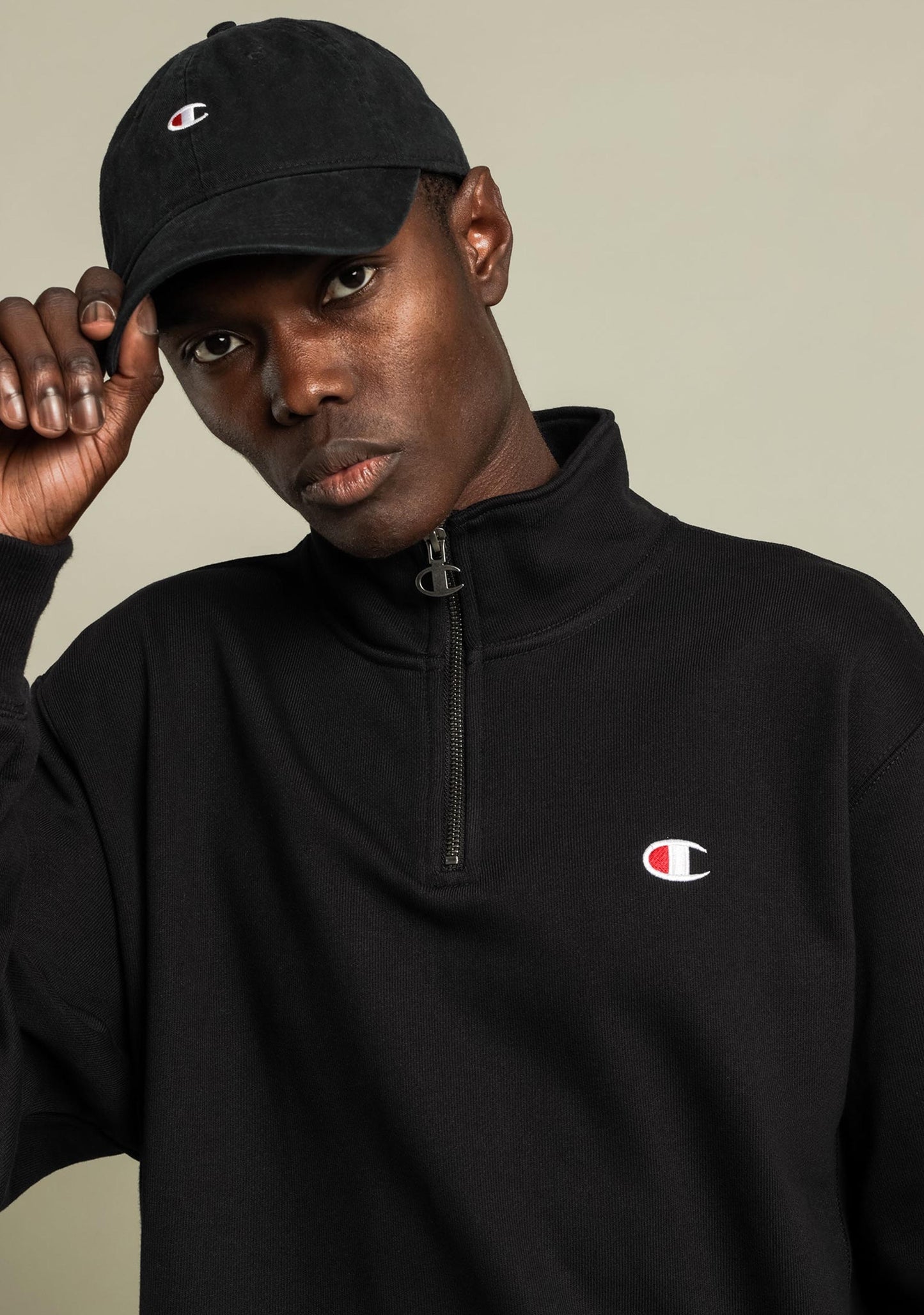 Champion Men's Reverse Weave Terry Quarter Zip