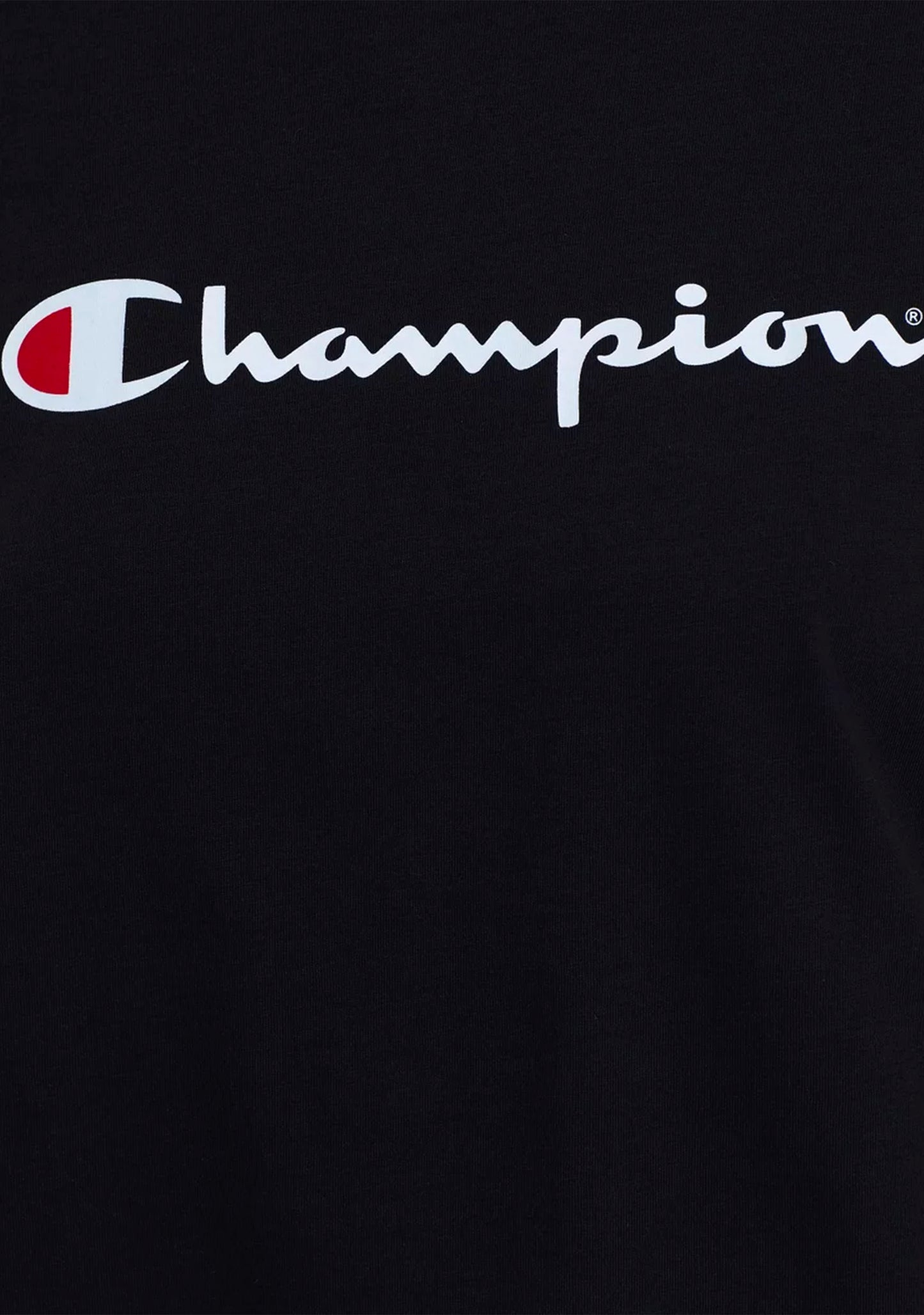 Champion Women's Script Short Sleeve Tee Black