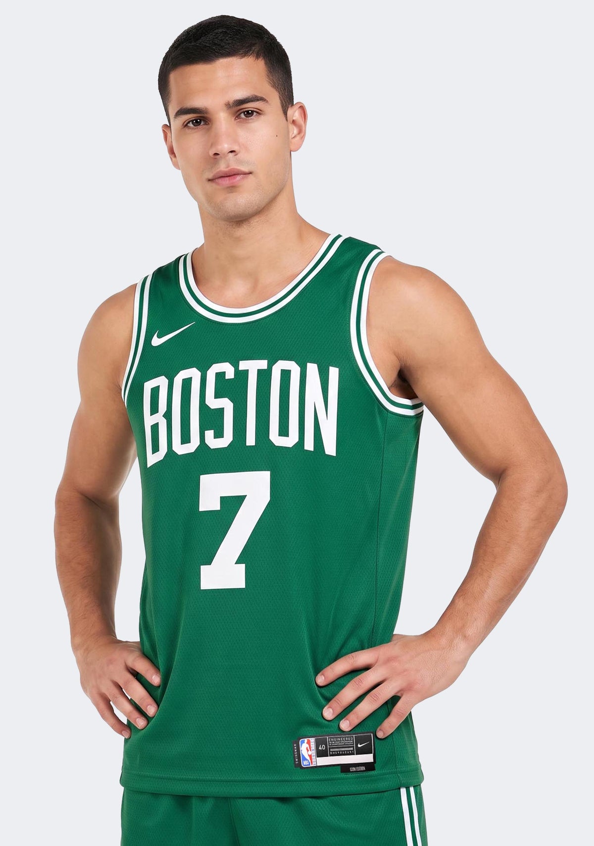 Nike Men's Boston Celtics 22/23 Jaylen Brown Icon Edition Swingman NBA Jersey