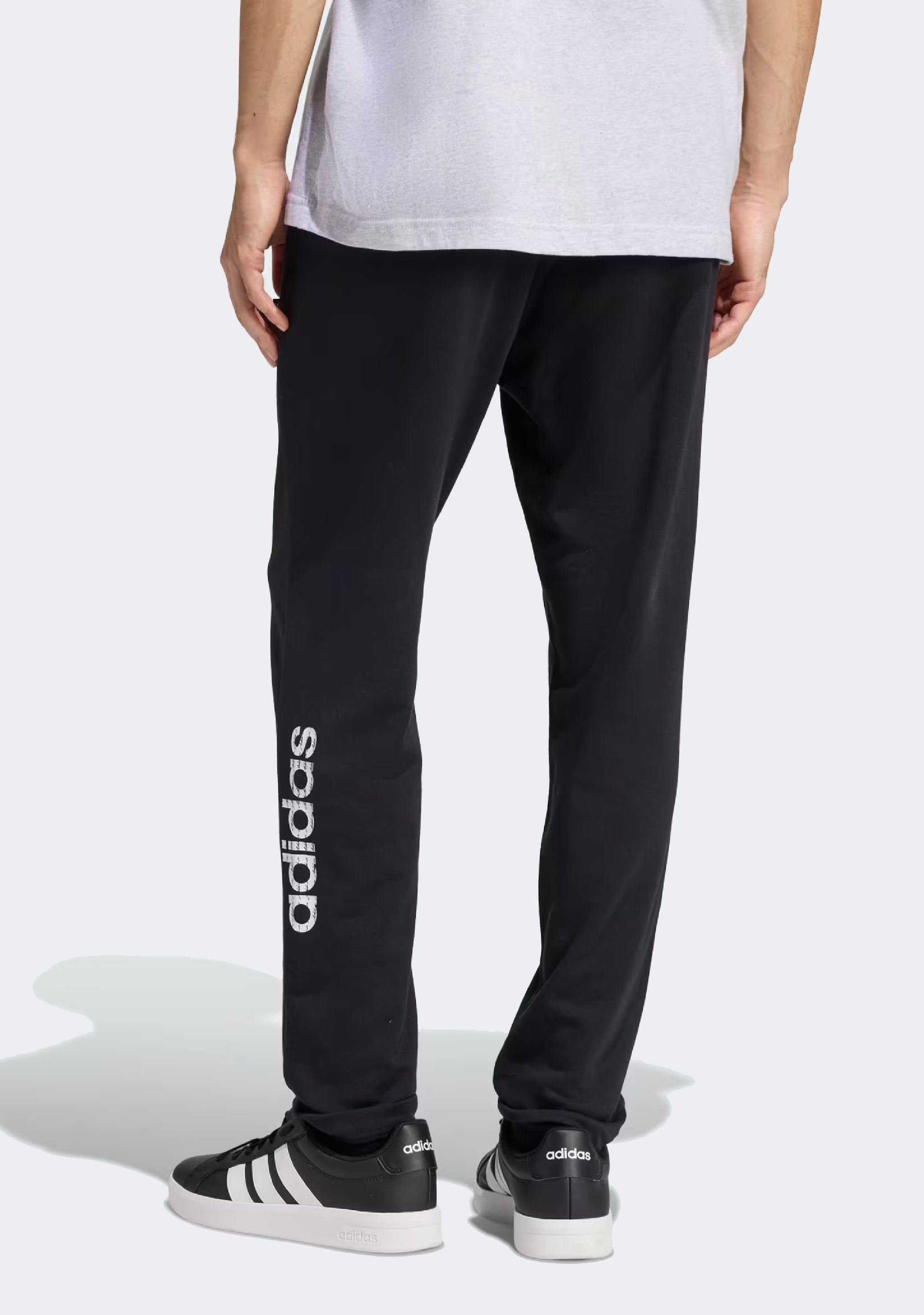 Adidas Men's Essentials Big Linear French Terry Pant