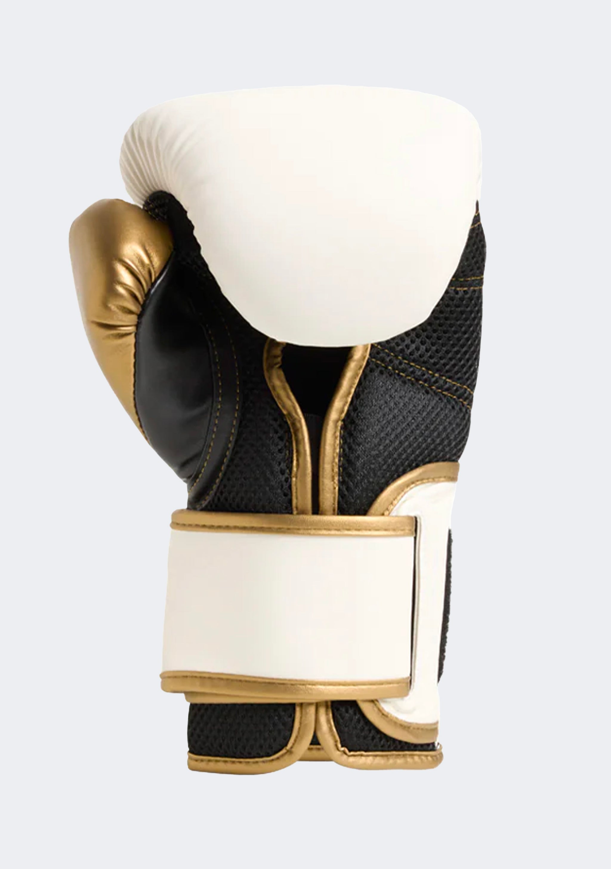 Everlast Powerlock2 Boxing Gloves 14oz White/Gold
