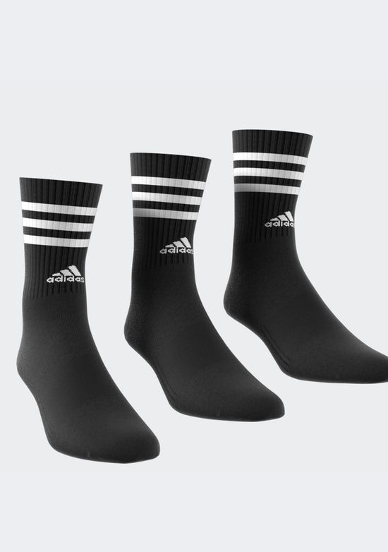 Adidas 3-Stripes Cushioned Crew Socks 3 Pack