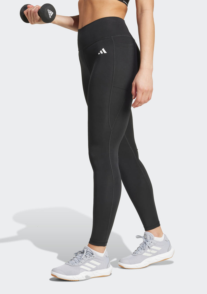 Adidas Women's Optime Essentials Stash Pocket Full-Length Leggings