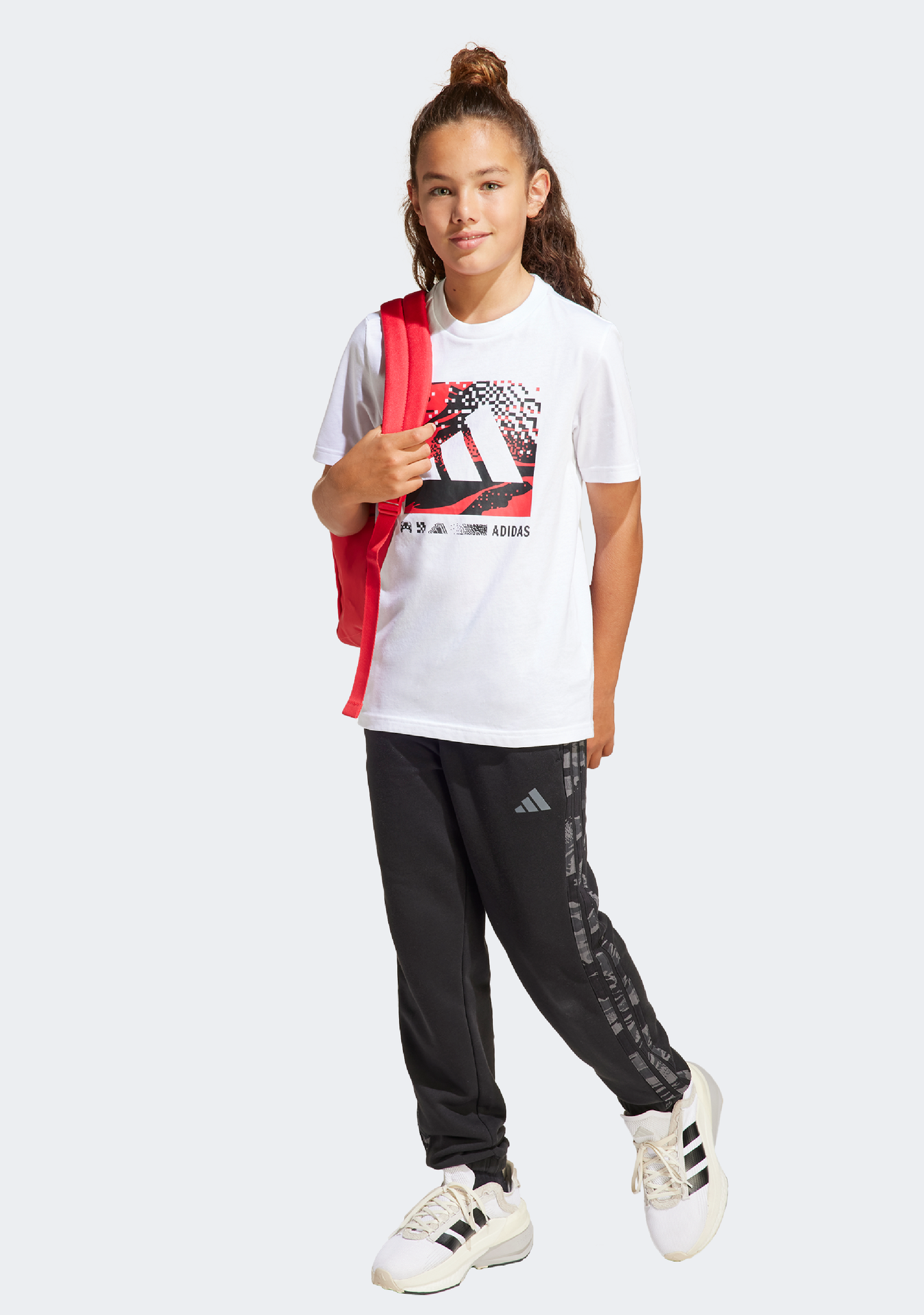 Adidas Kids' Camo Logo Tee