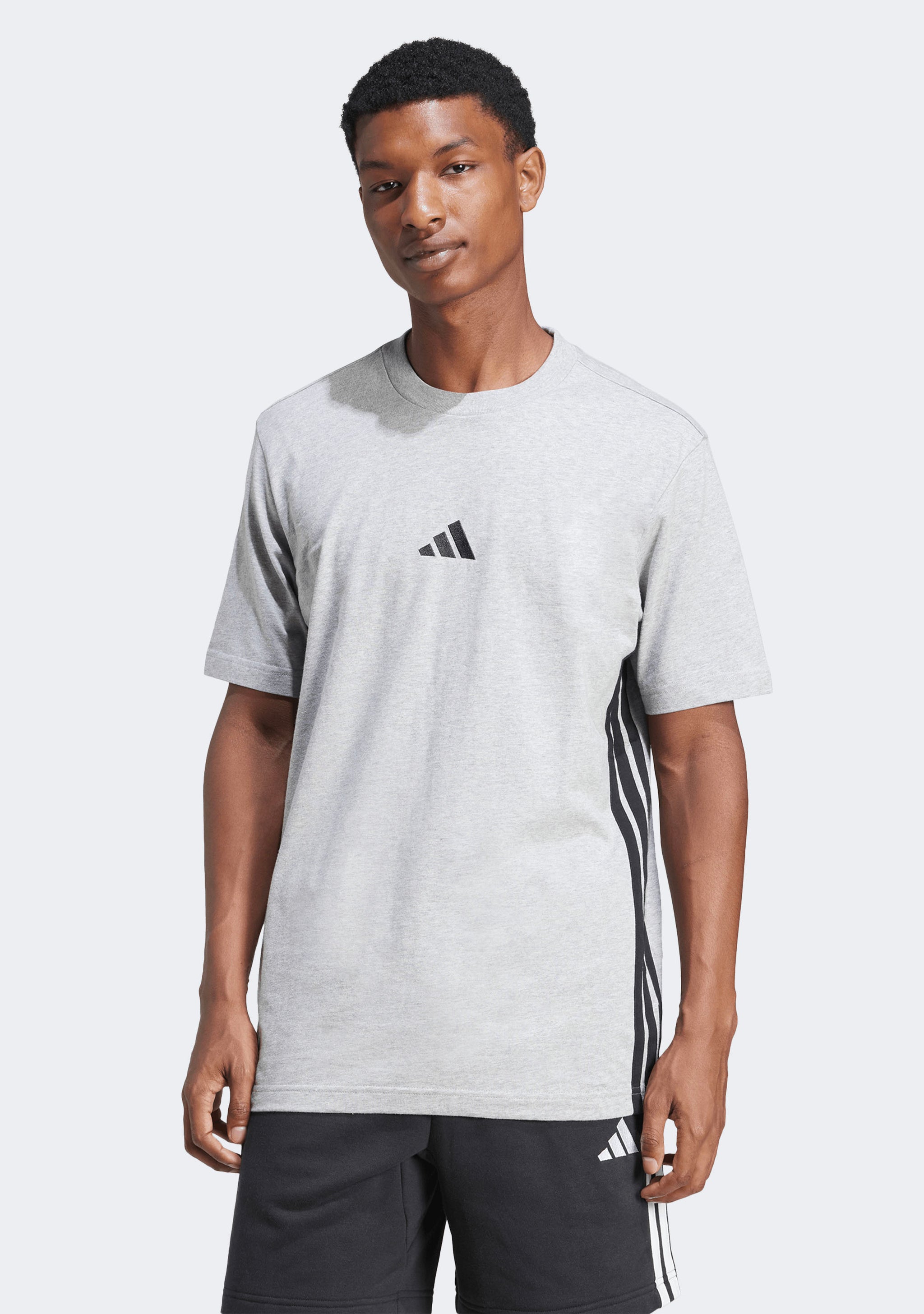 Adidas Men's Essentials 3-Stripes Single Jersey Tee