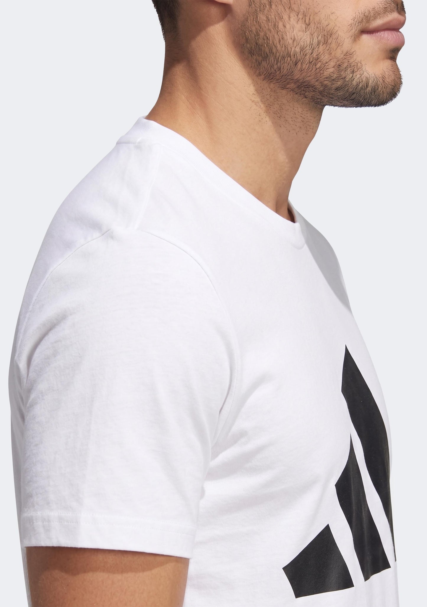 Adidas Men's Essentials Big Logo Tee White/Black