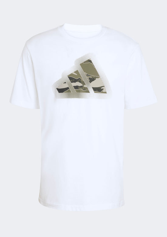 Adidas Men's Camo Modern Logo Graphic Tee