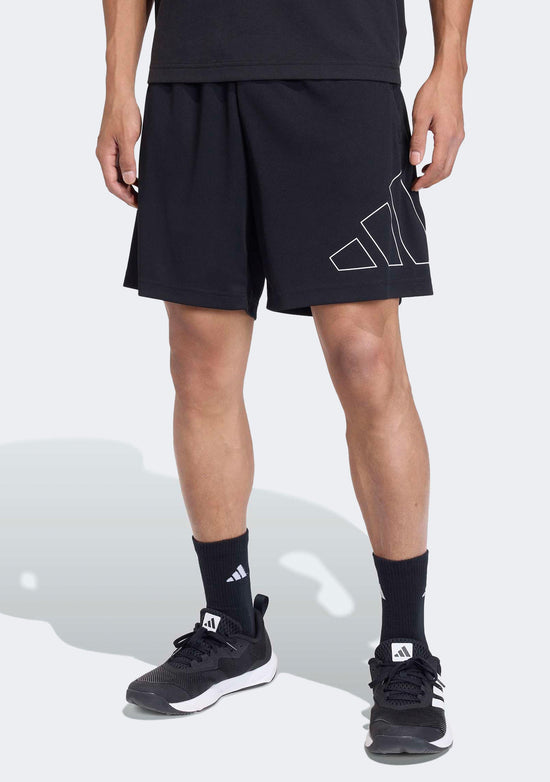 Adidas Men's Workout Essentials Base Pique Big Logo 7” Shorts