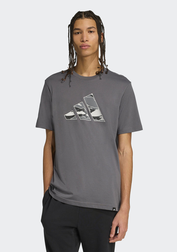 Adidas Men's Camo Logo Graphic Tee