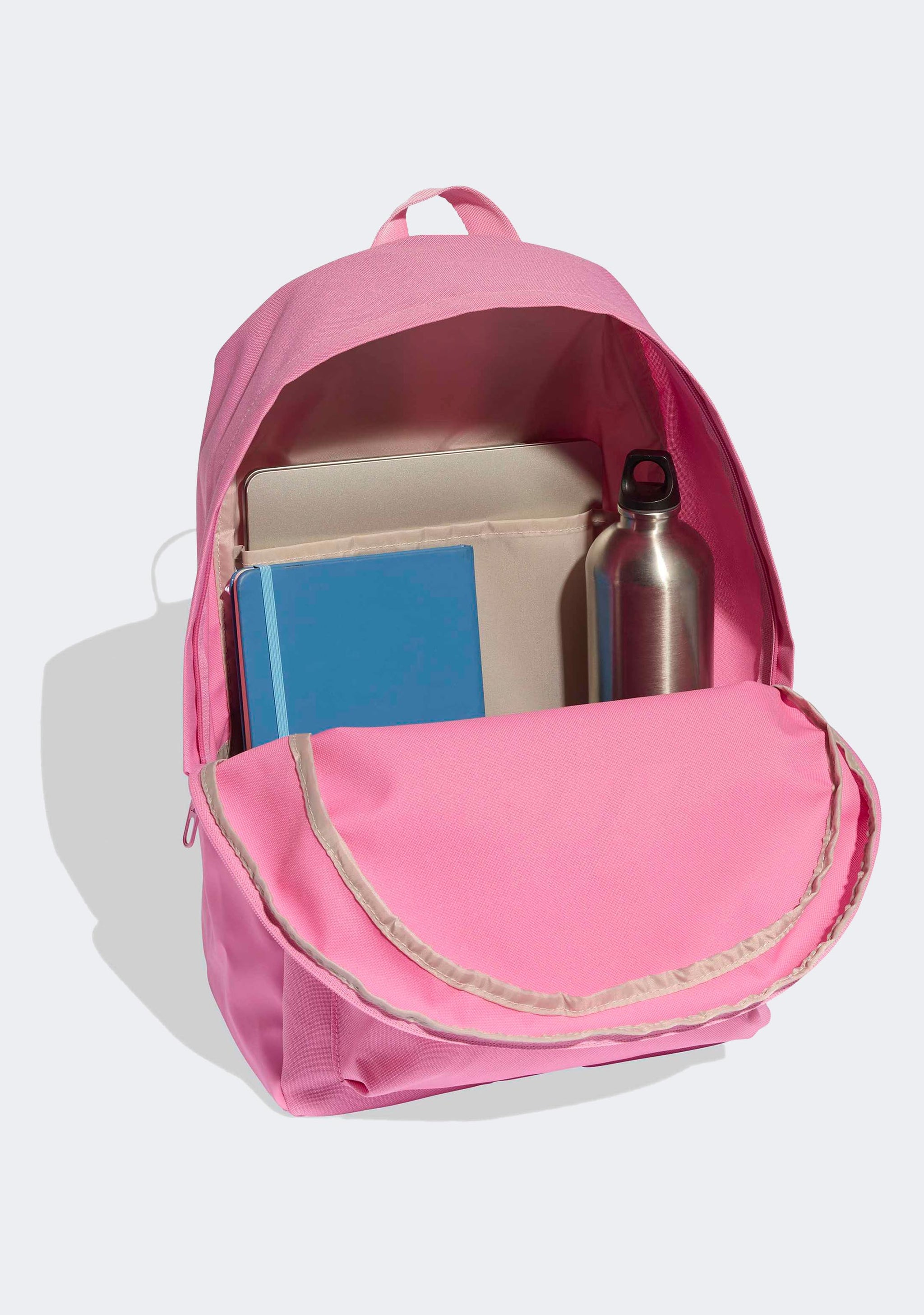 Adidas Classic 3 Bar Logo Backpack Pink - 27.5L