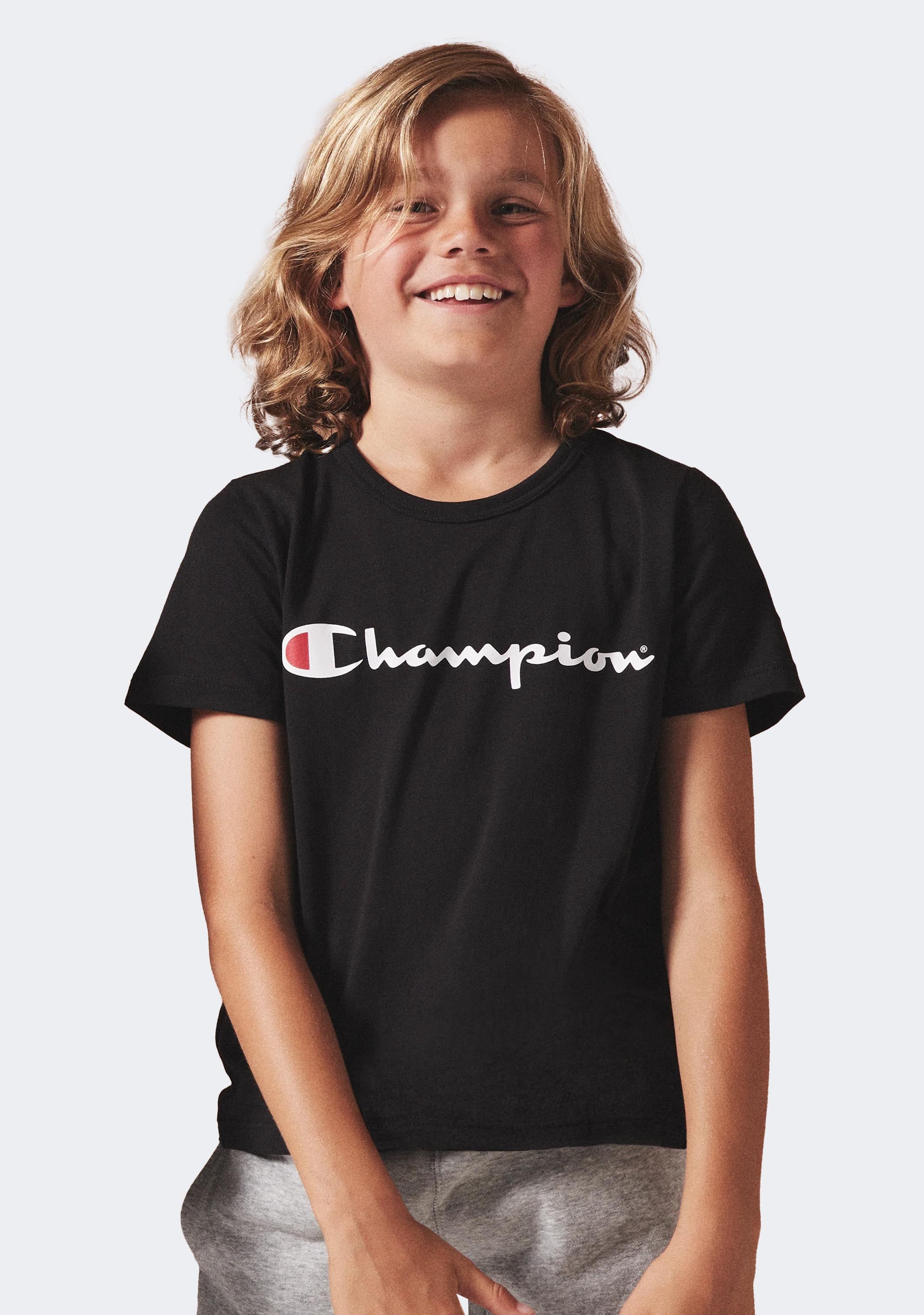 Champion Kids' Script Short Sleeve Tee