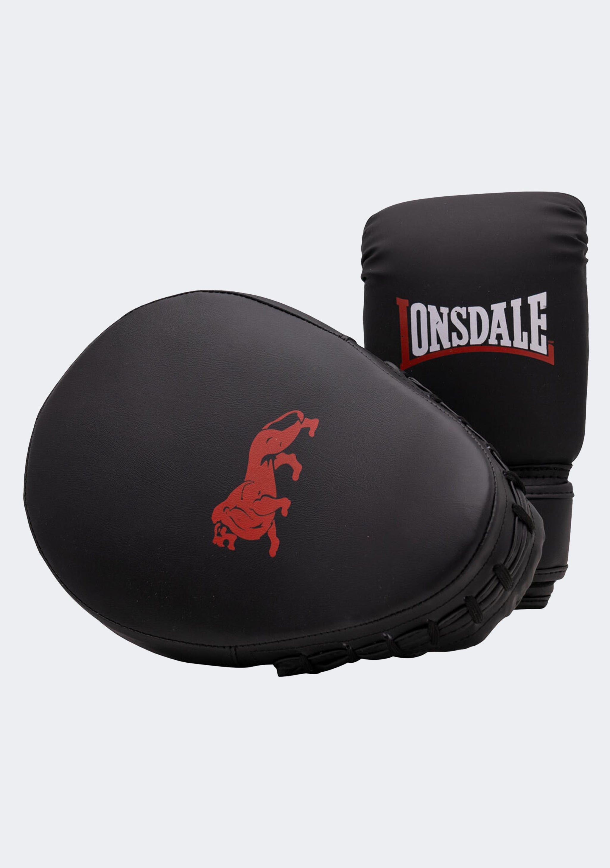 Lonsdale Bag Glove and Mitt Combo