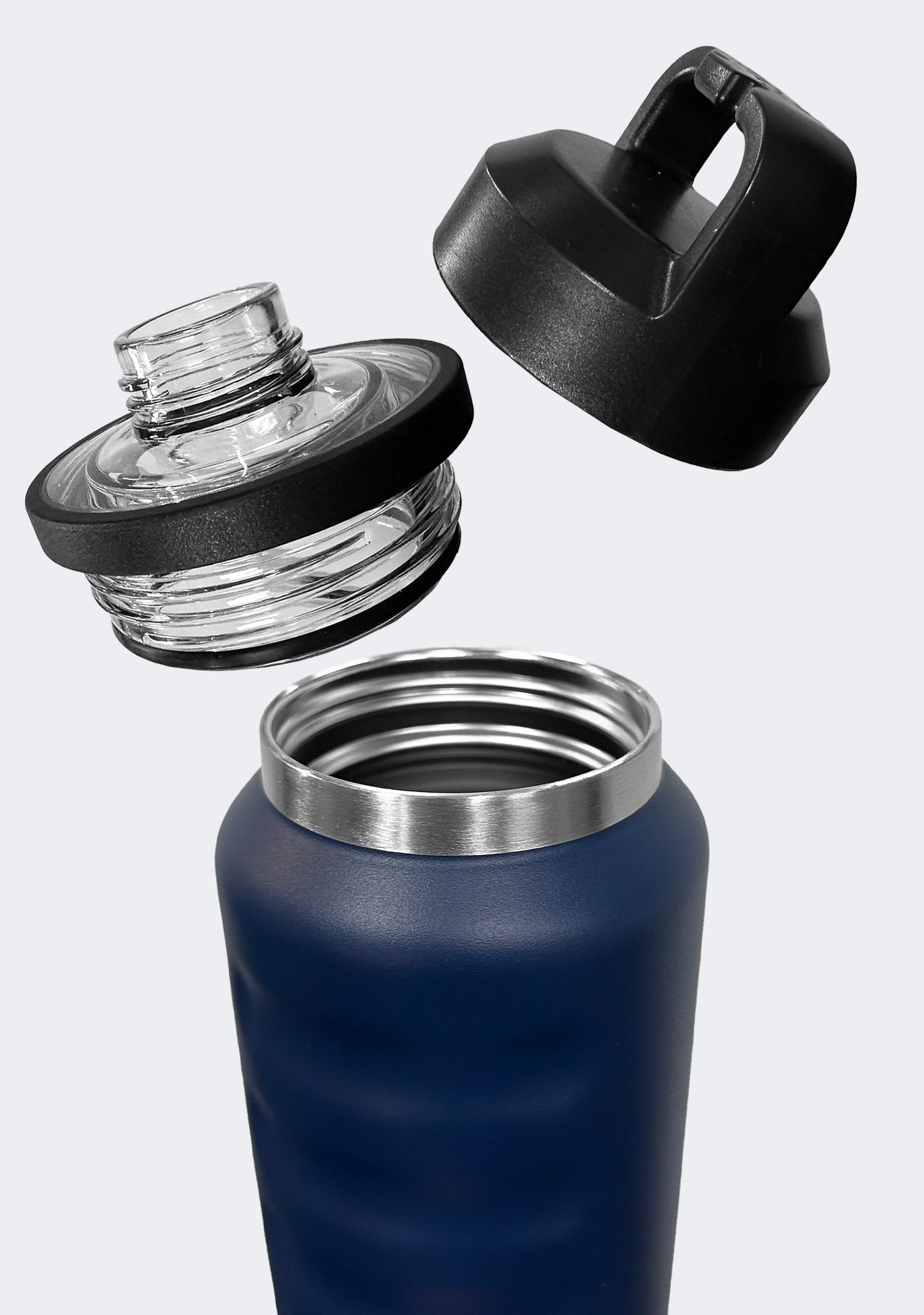 Fridgy 1080mL Grip Range Dual Lid Water Bottle Navy