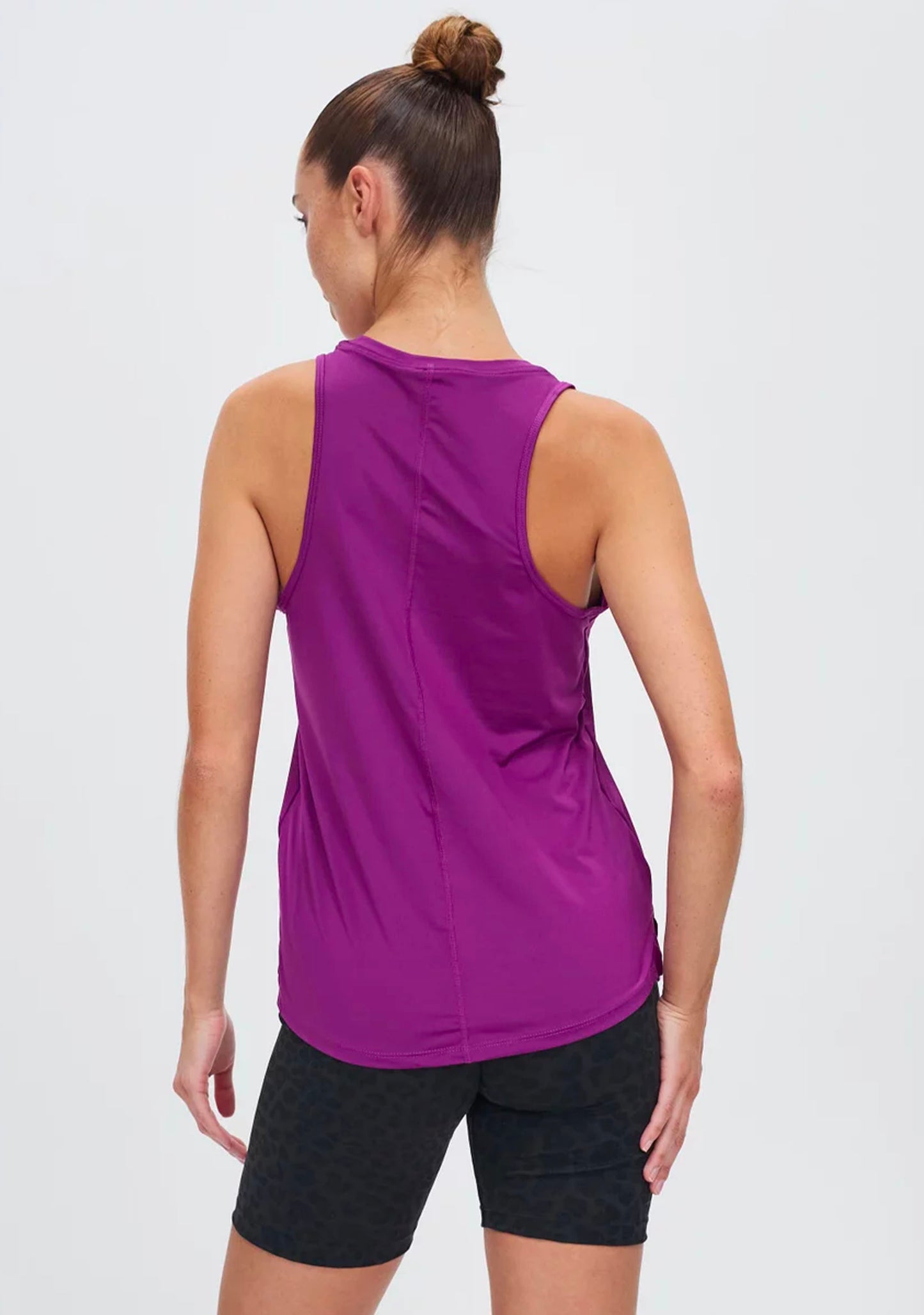 Nike Women’s Dri-Fit One Graphic Logo Tank Purple