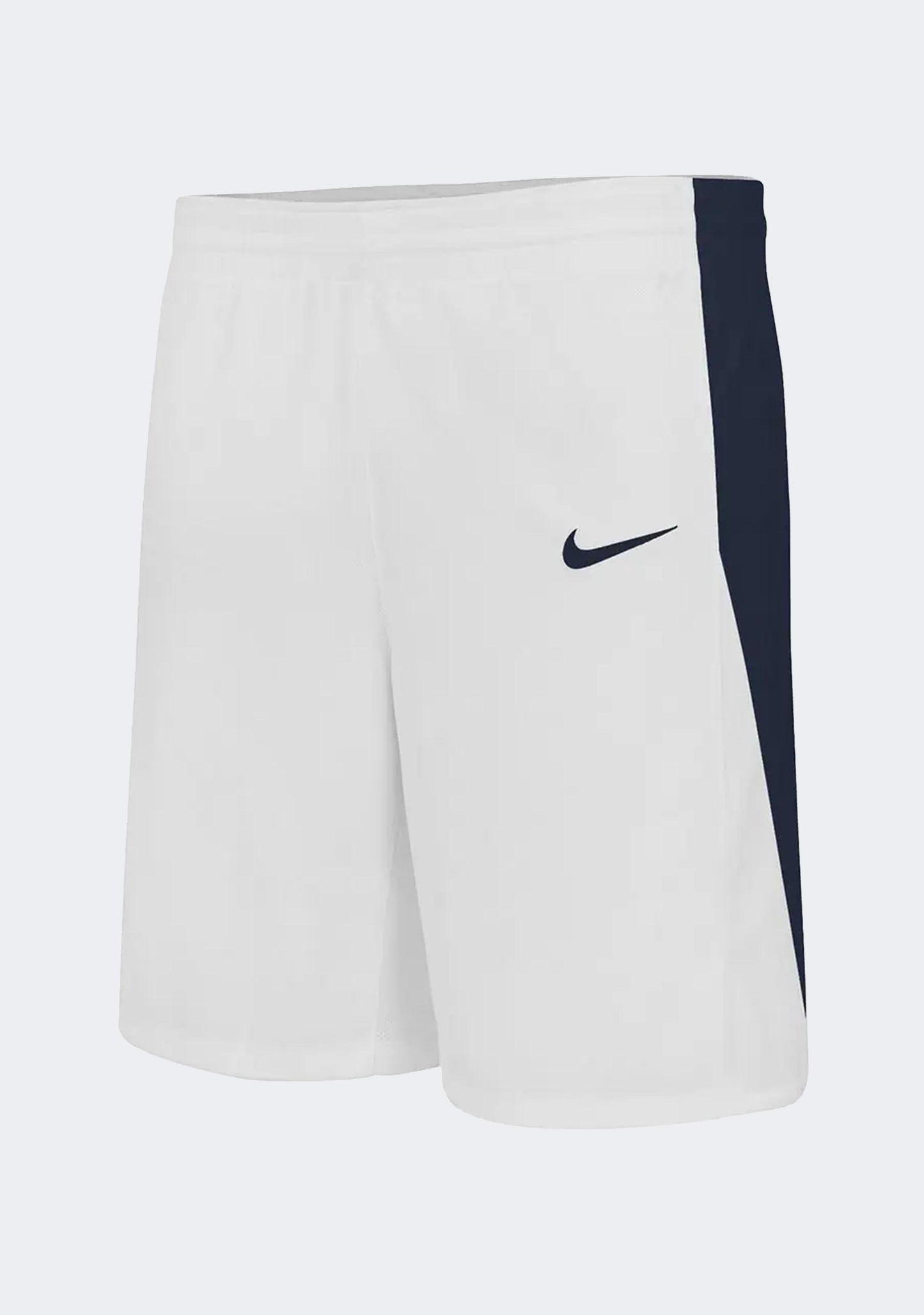Nike Men's Team Basketball Stock Shorts - White/Navy