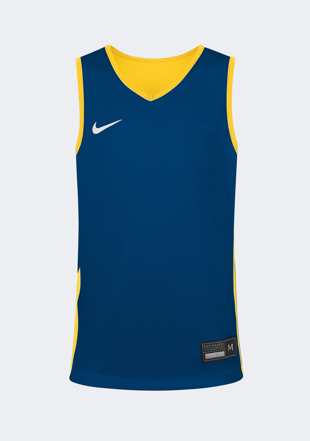 Nike Kids' Team Basketball Reversible Training Tank - Yellow/Royal ...