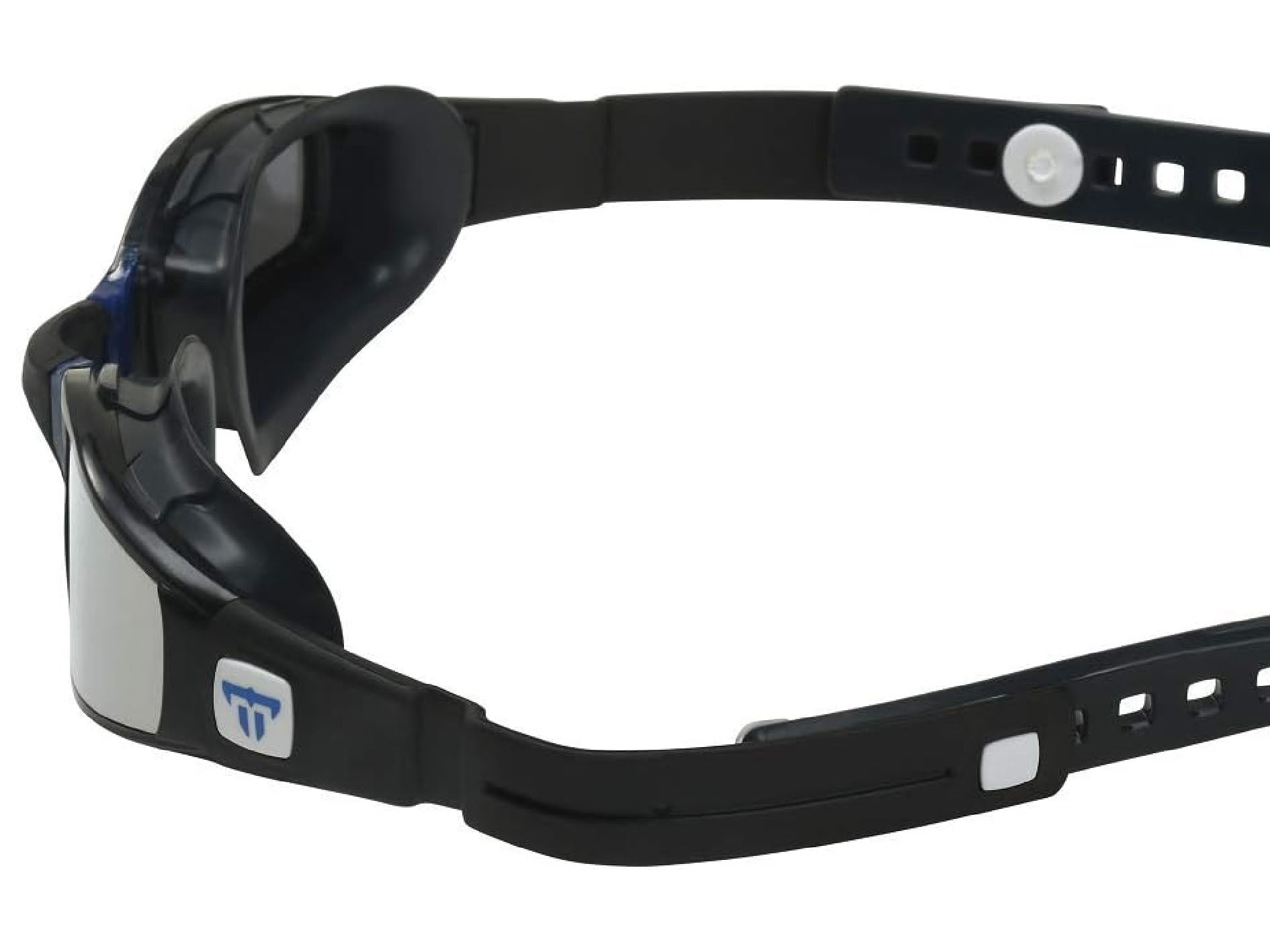Aquasphere x Phelps Ninja Goggles Titanium Mirrored Lens White/Black 1