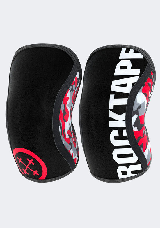 Rocktape Assassins Knee Sleeve 5mm Thick Red Camo