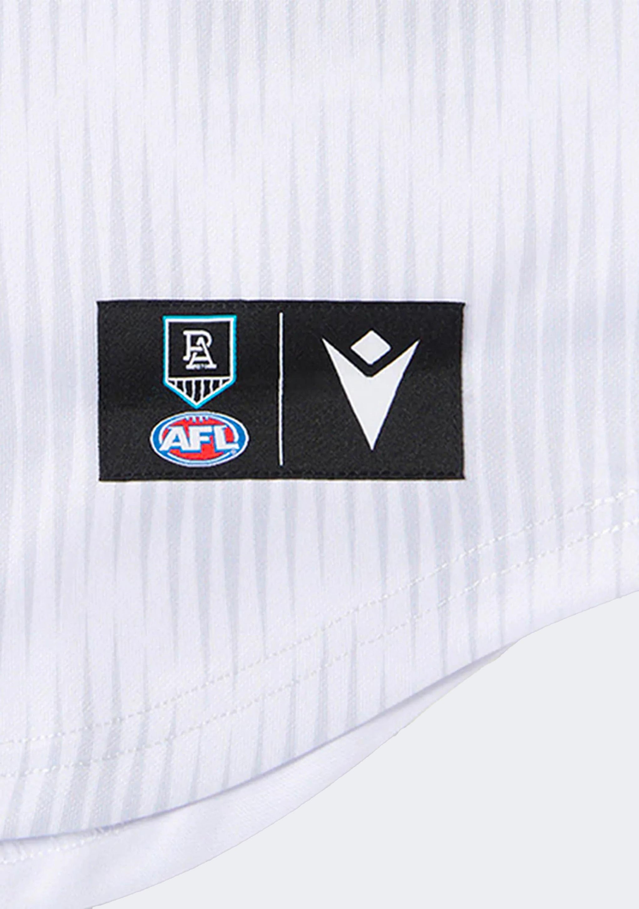 Macron Men's Port Adelaide 2022 Authentic Away Guernsey
