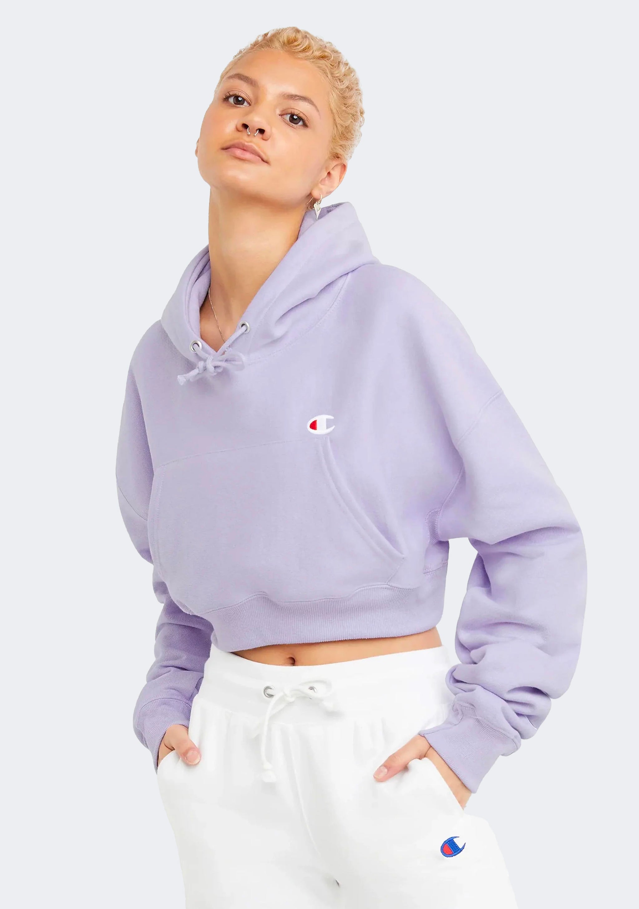 Champion Women's Reverse Weave Crop Hoodie