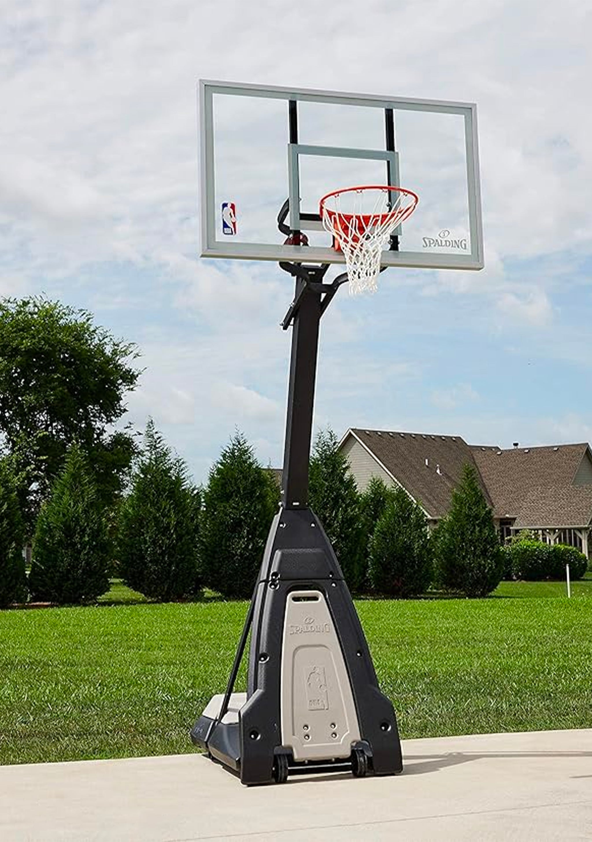 Spalding 60 inch Beast Portable Basketball System (U-Turn)