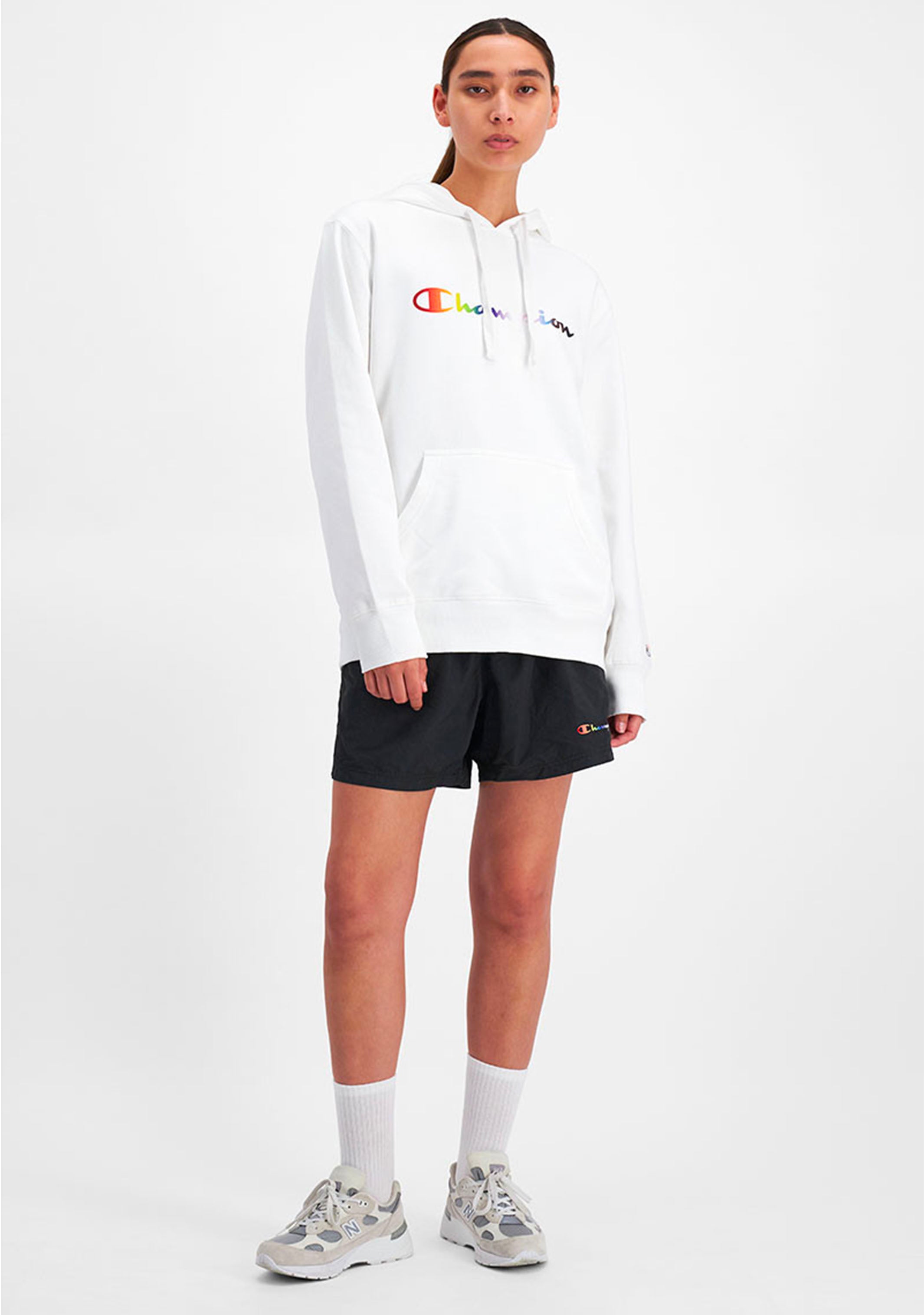 Champion Mens Athletic Pride Script Hoodie
