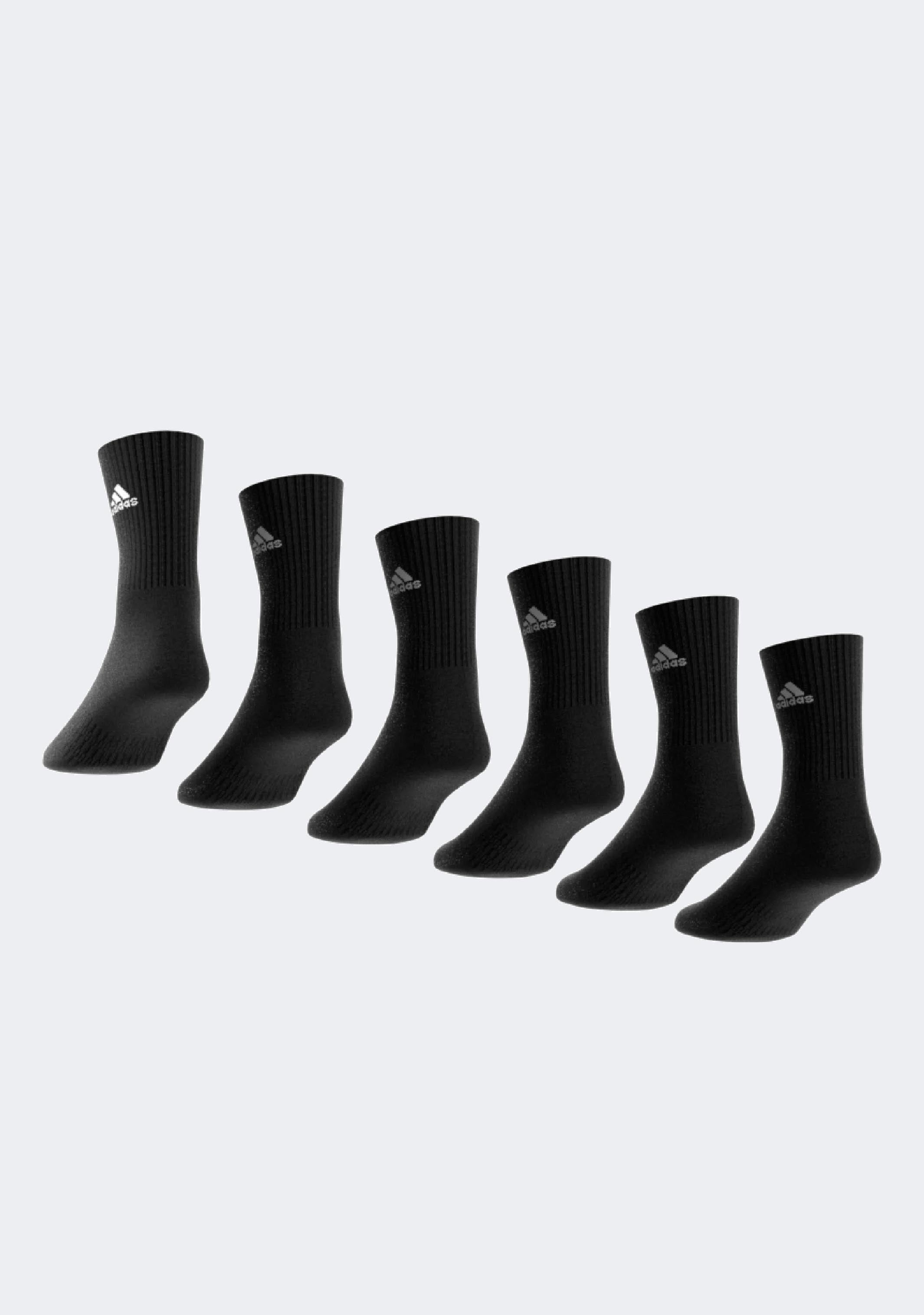 Adidas 6 Pack Cushioned Sportswear Crew Socks <BR> IC1316