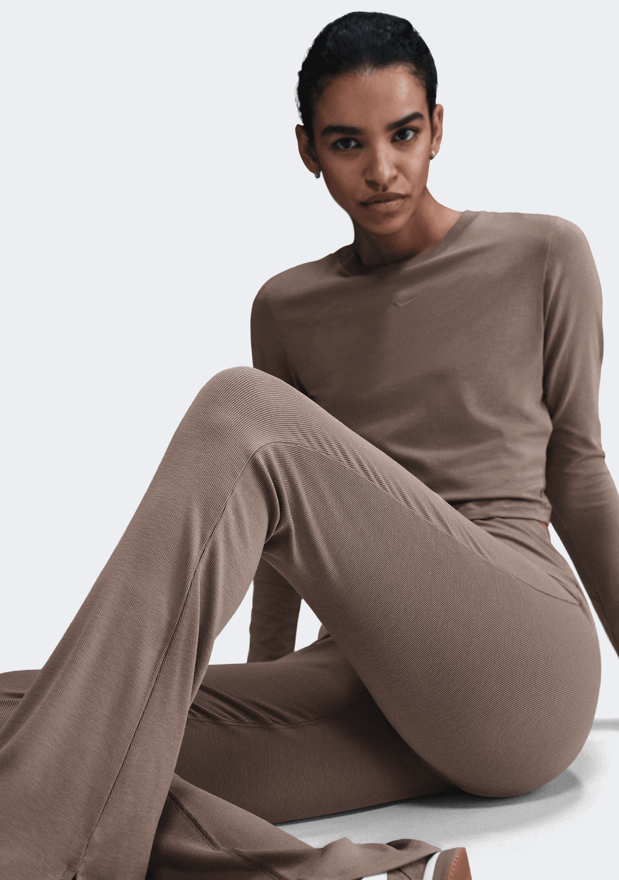 Nike Women's Tight Mini-Rib Flared Leggings