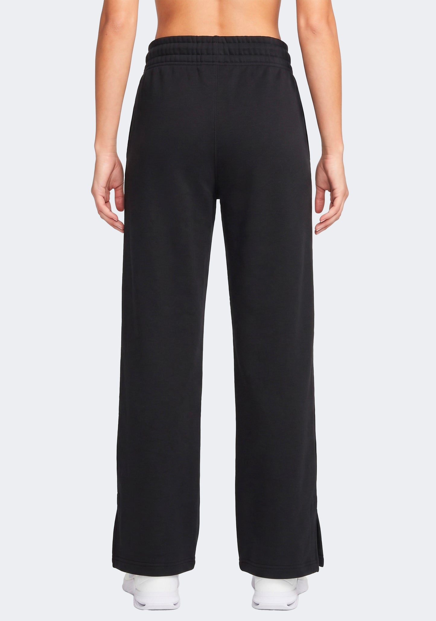 Nike Women's Mid-Rise Fleece Wide-Leg Pants