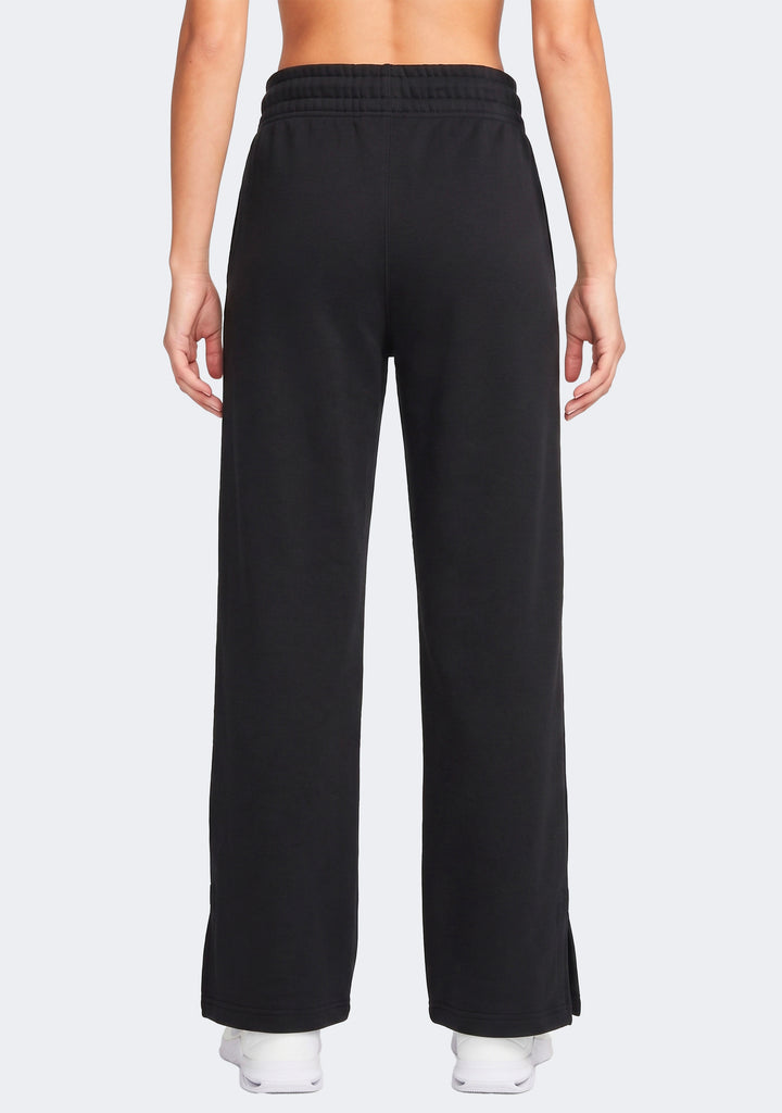 Nike Women's Mid-Rise Fleece Wide-Leg Pants