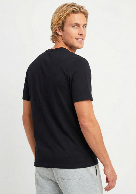 Champion Men's Script Logo Short Sleeve Tee Black
