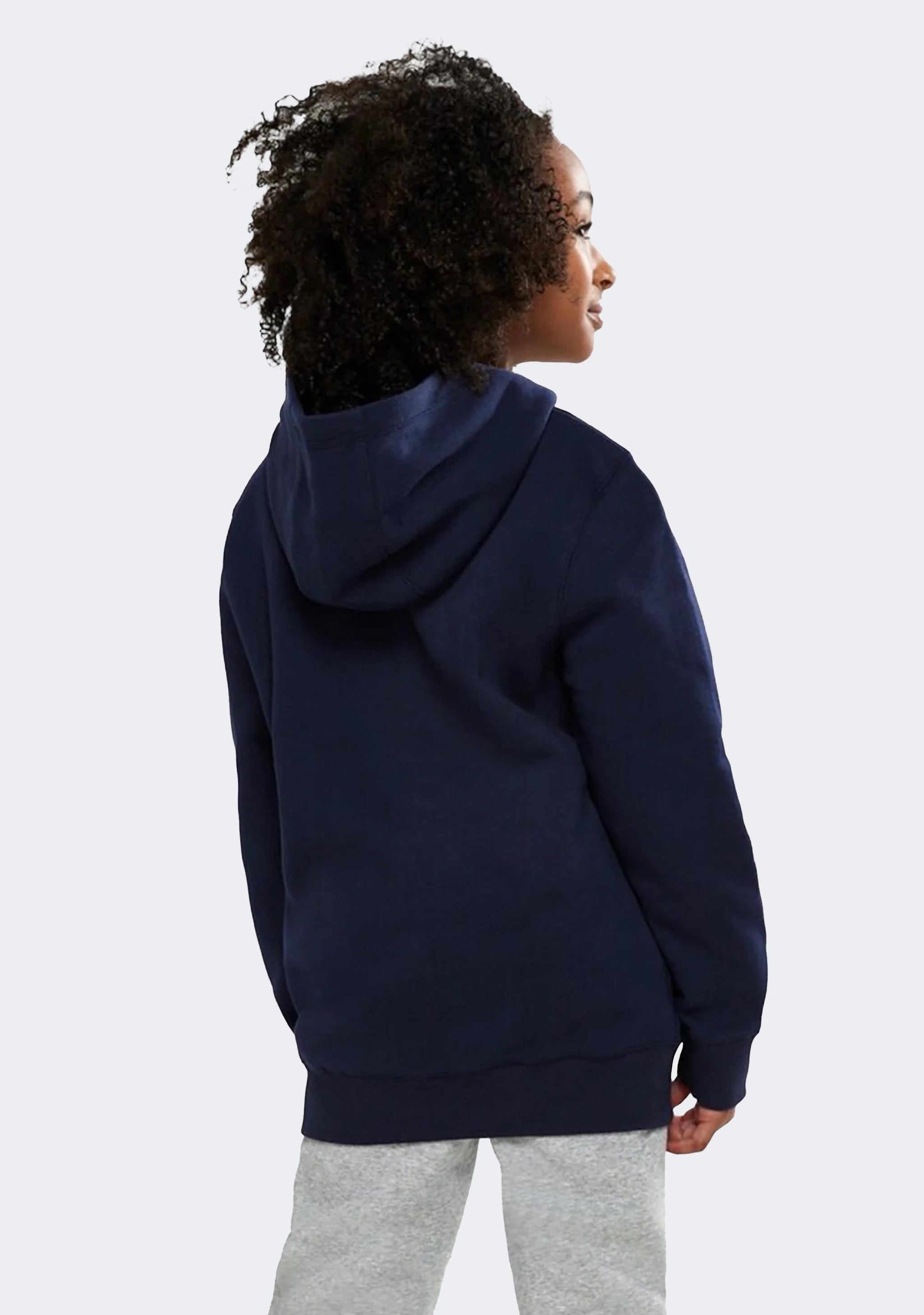 Champion Junior Script Hoodie Navy