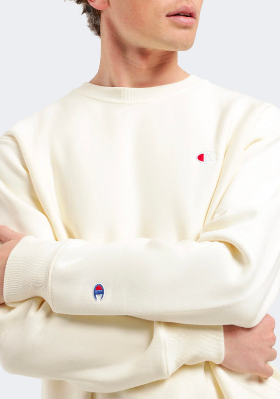 Champion Men's Reverse Weave Small C-Logo Crew