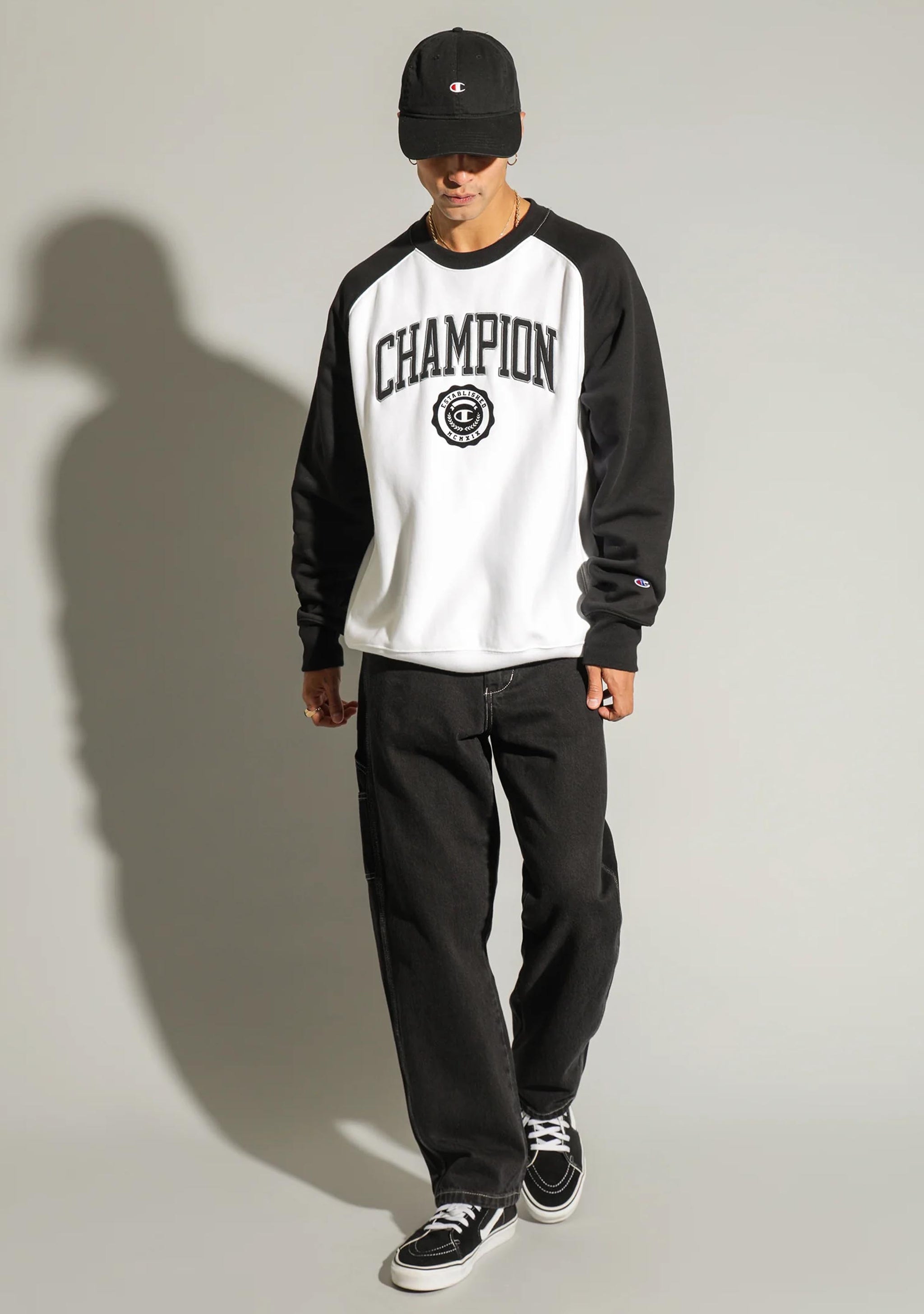 Champion Men's Reverse Weave RAG Crew Archive