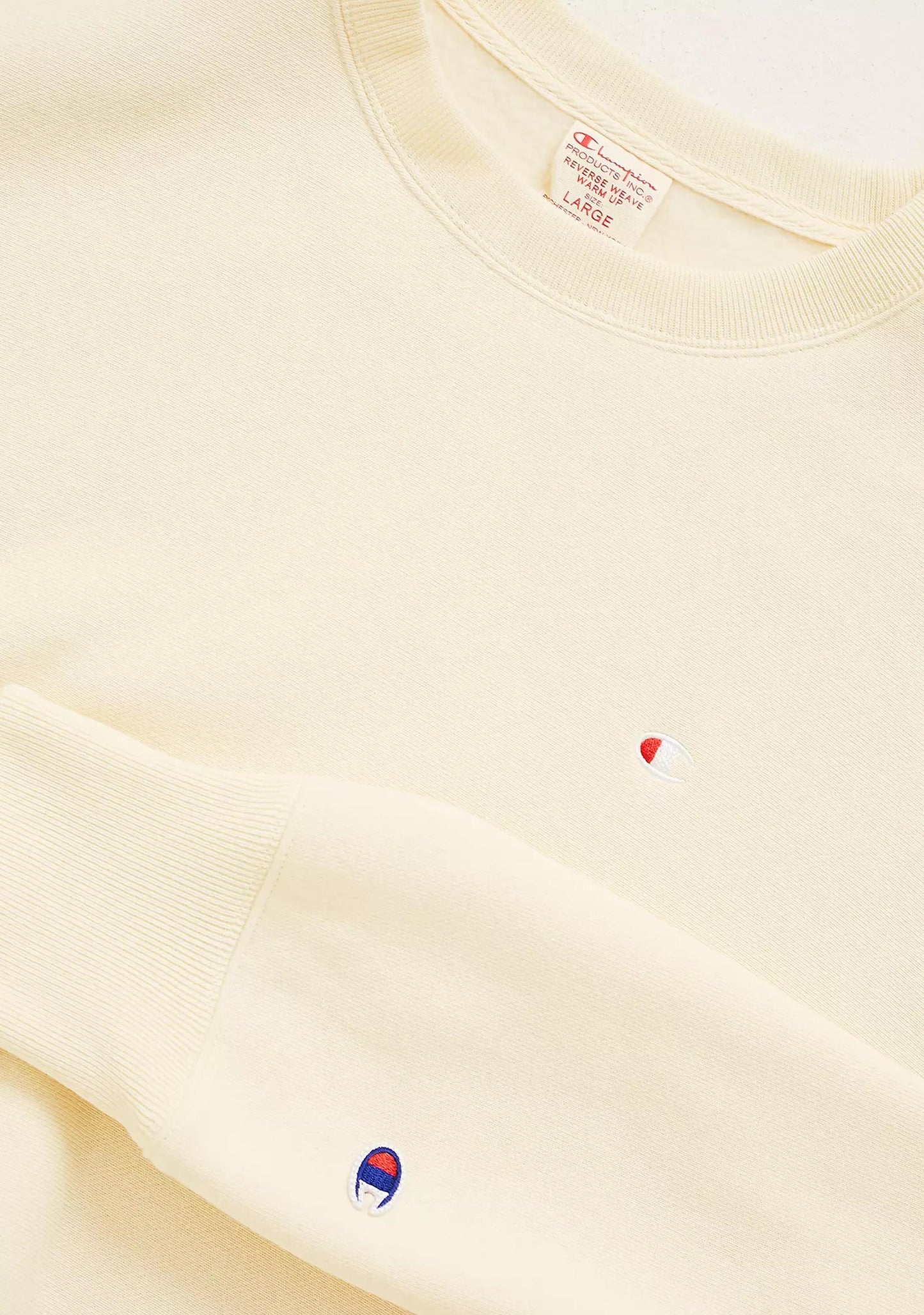Champion Men's Reverse Weave Small C Crew