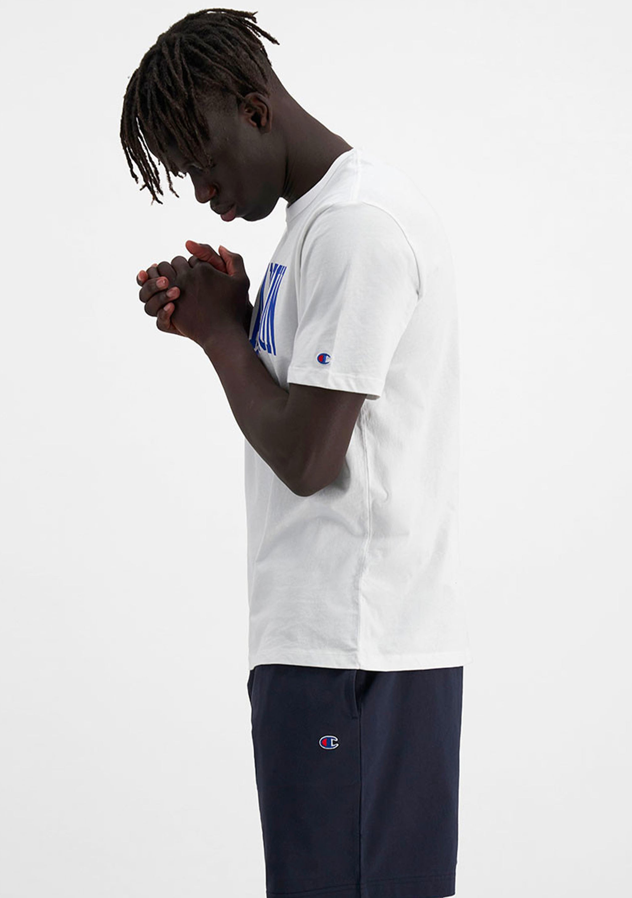 Champion Men's SPS Graphic Print Tee White