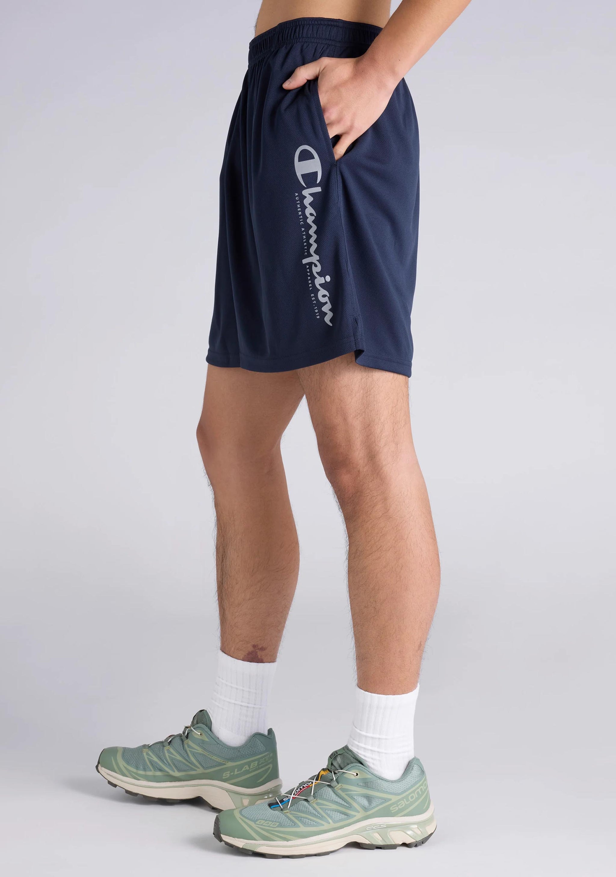 Champion Men's Leg Core Training Shorts Navy