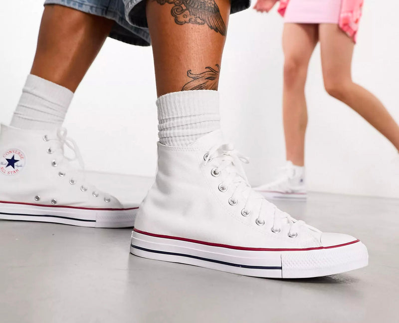 Converse Unisex Chuck Taylor Optical White HIGH <br> M7650C