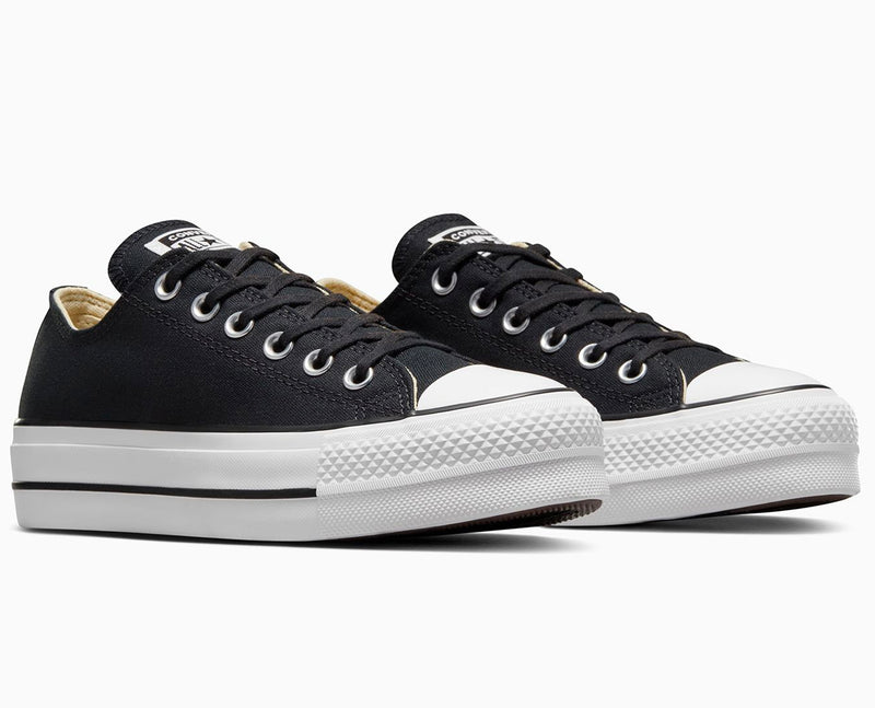Black low shop cut converse womens