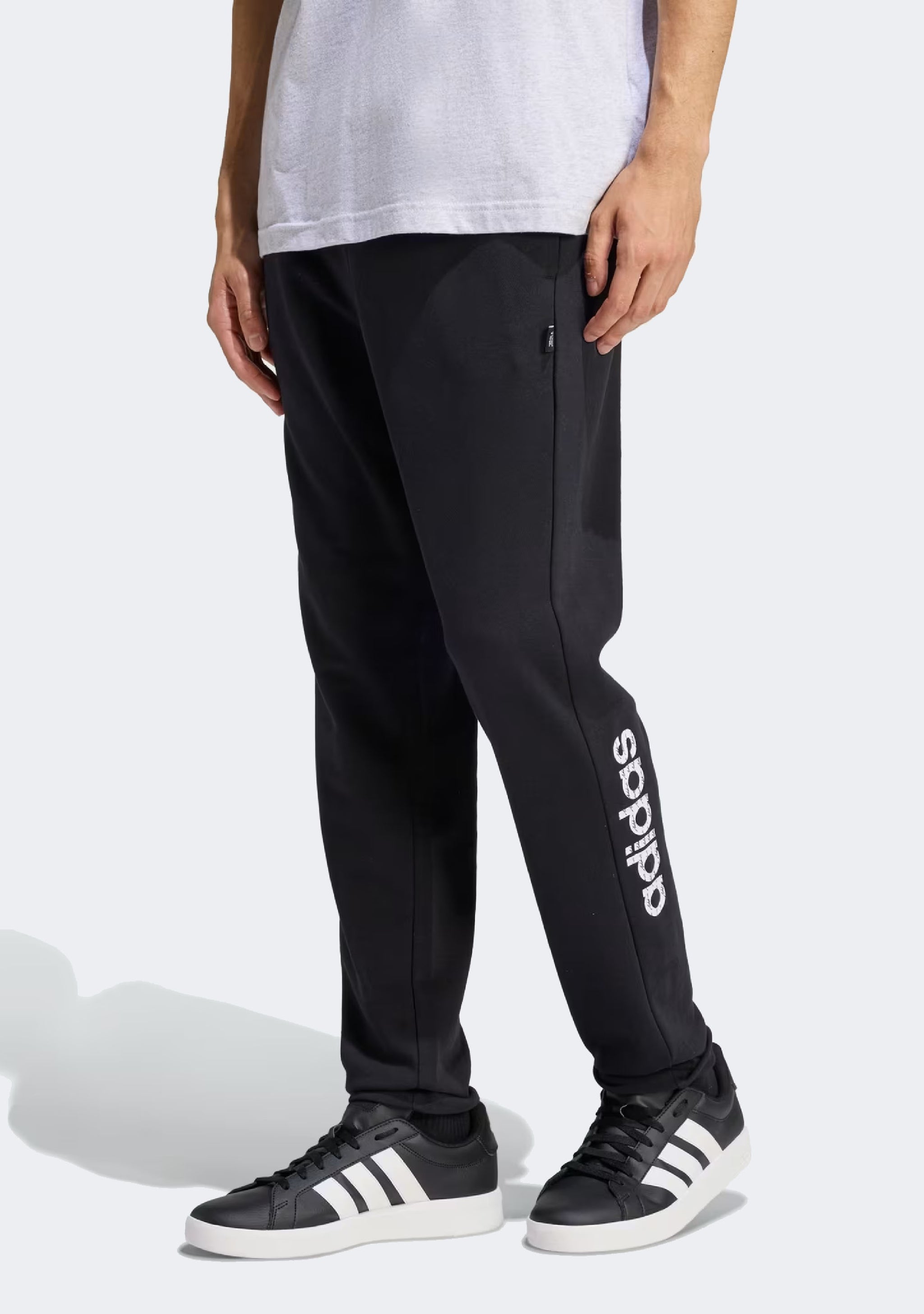 Adidas Men's Essentials Big Linear French Terry Pant