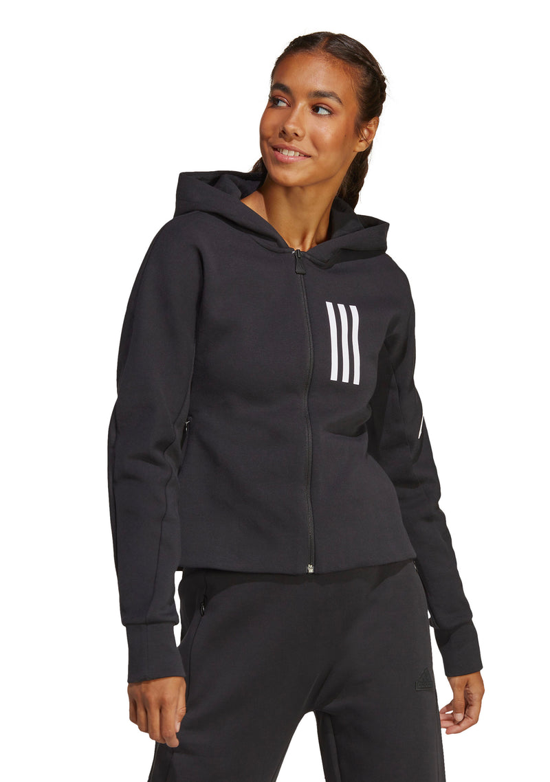 Adidas Womens Mission Victory Slim Fit Full Zip Hoodie HU0240
