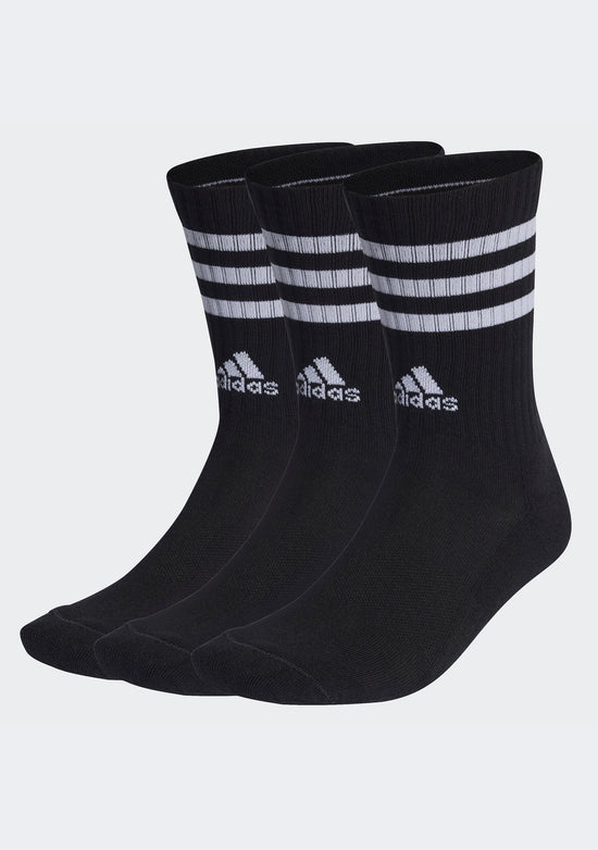 Adidas 3-Stripes Cushioned Crew Socks 3 Pack