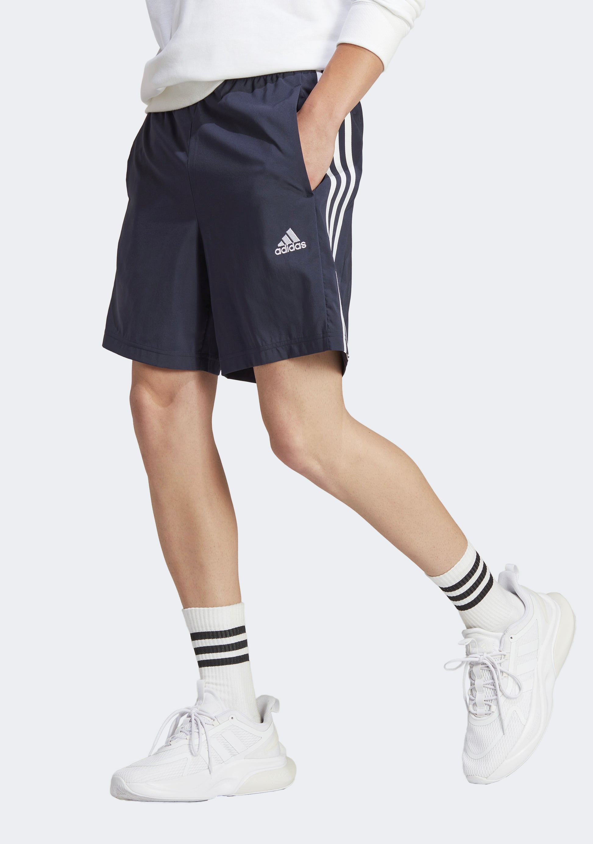 Adidas Men’s AEROREADY Essentials Chelsea 3-Stripes Shorts Navy