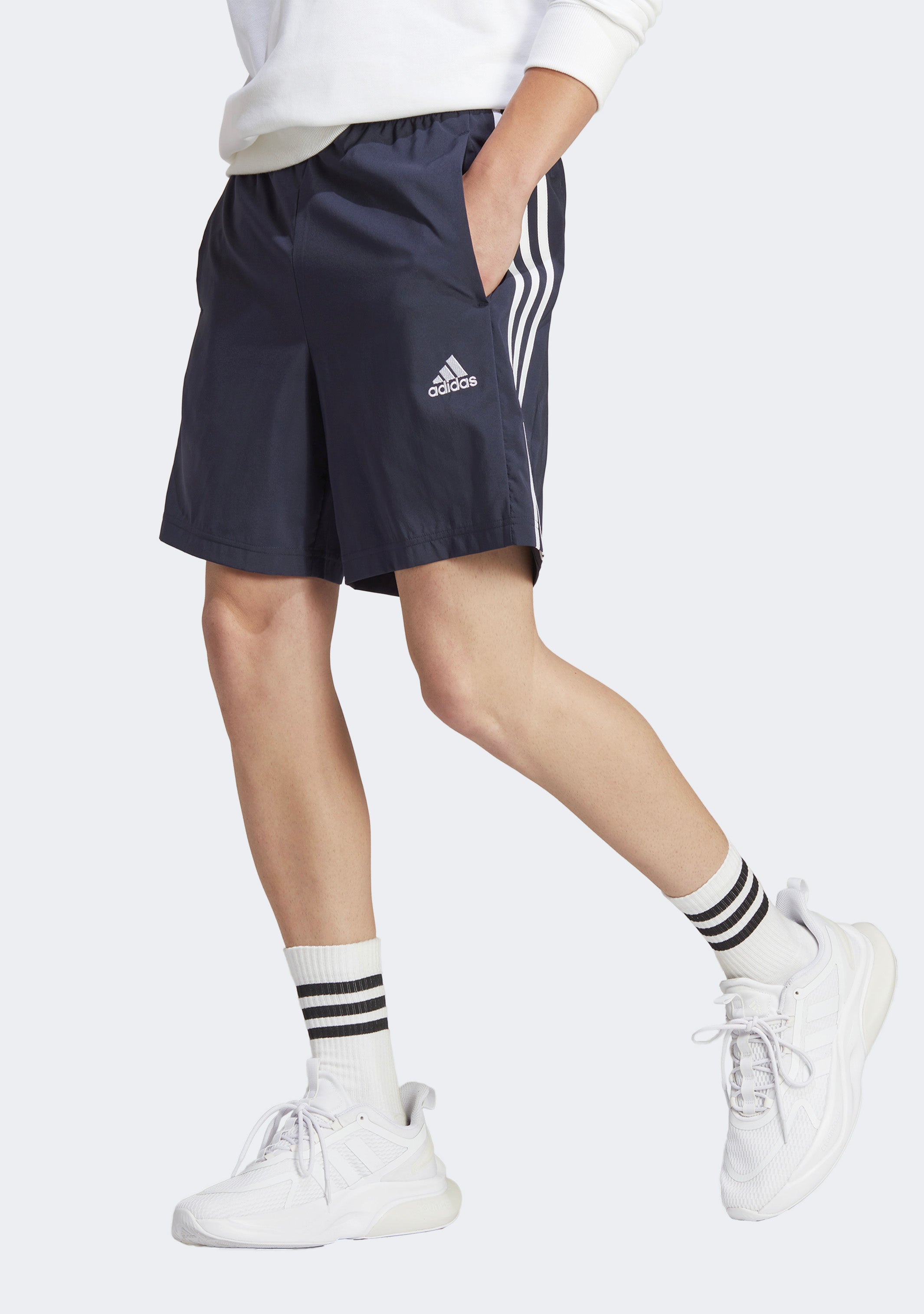 Adidas Men’s AEROREADY Essentials Chelsea 3-Stripes Shorts Navy