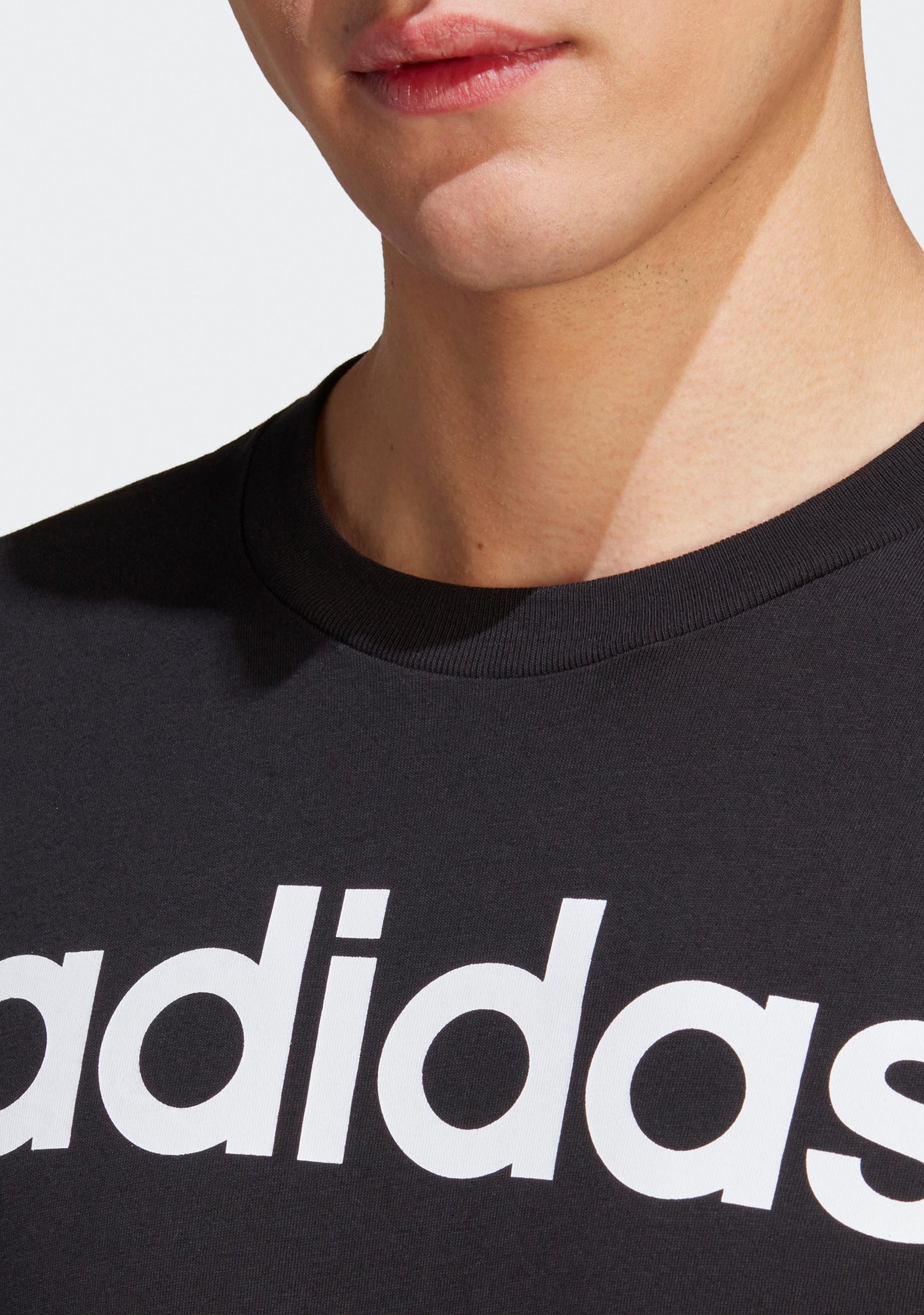 Adidas Men’s Essentials Single Jersey Linear Embroidered Logo Tee